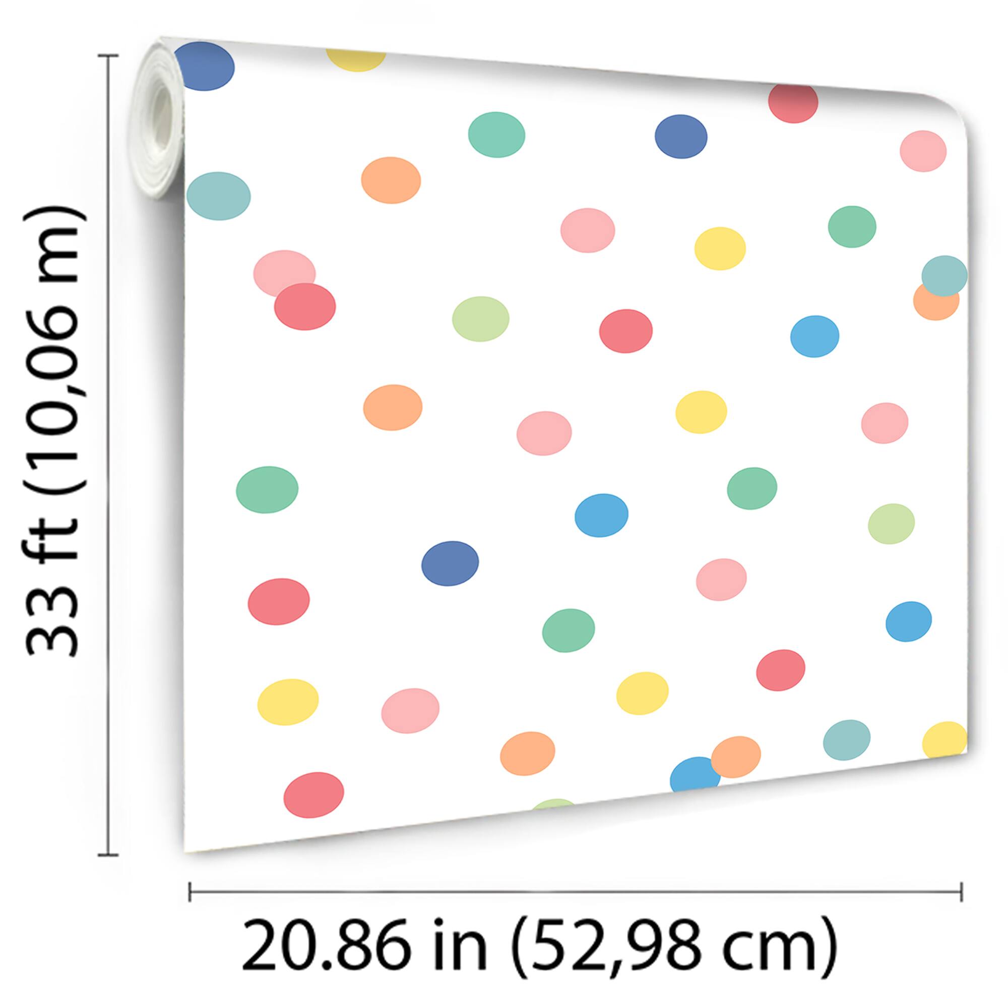 Designs Direct Polka Dot Party Wallpaper