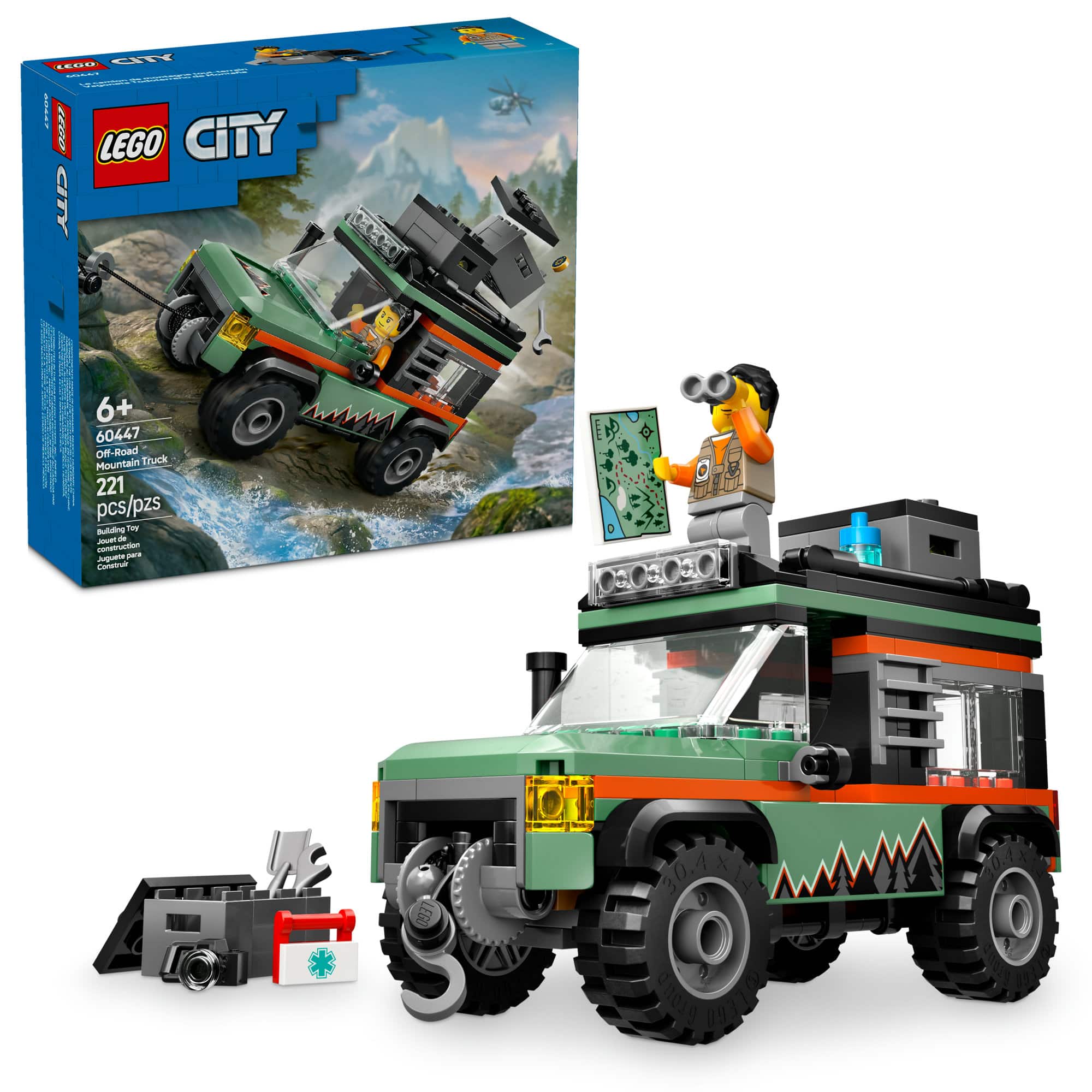 LEGO® City Off-Road 4x4 Mountain Truck Adventure Toy 60447