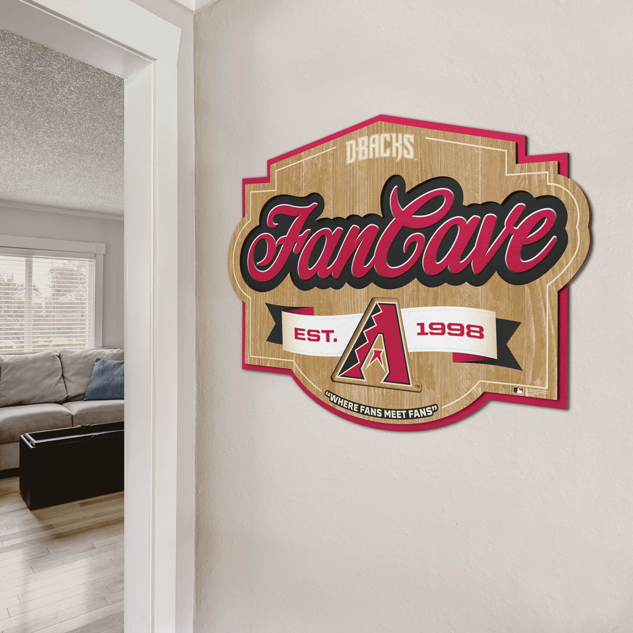 MLB Fan Cave Sign