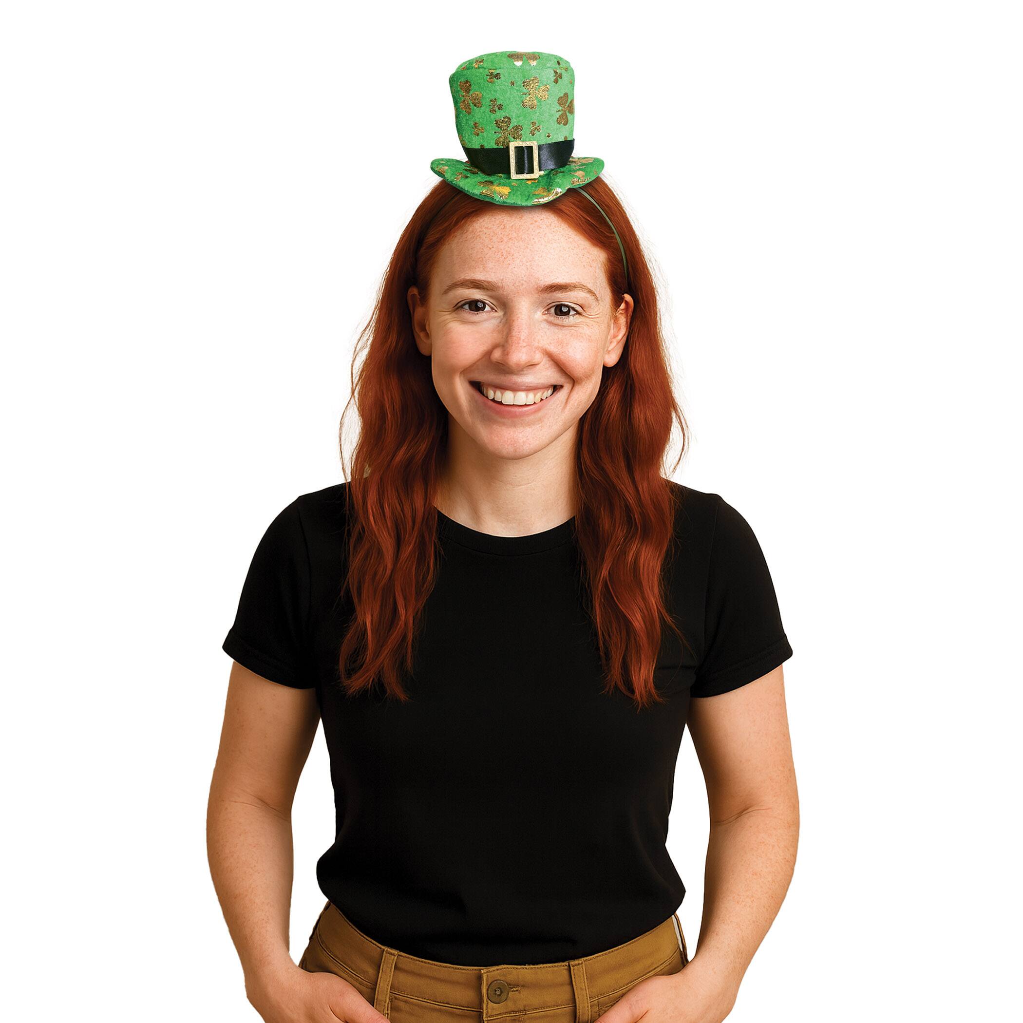 Beistle Leprechaun Top Hat Headband
