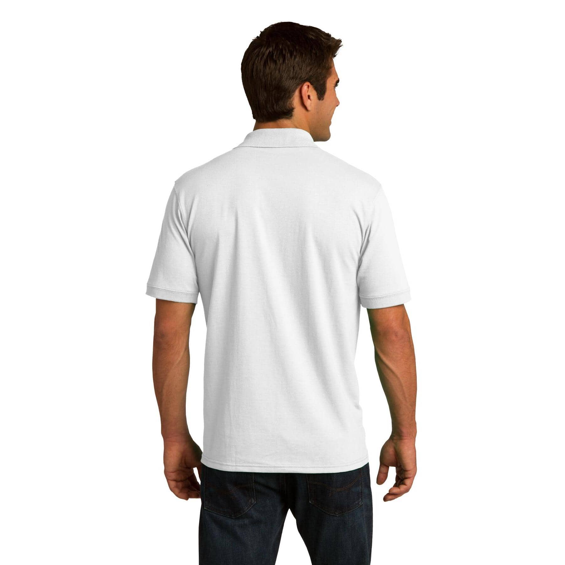 Port & Company® Neutrals Core Blend Jersey Knit Polo