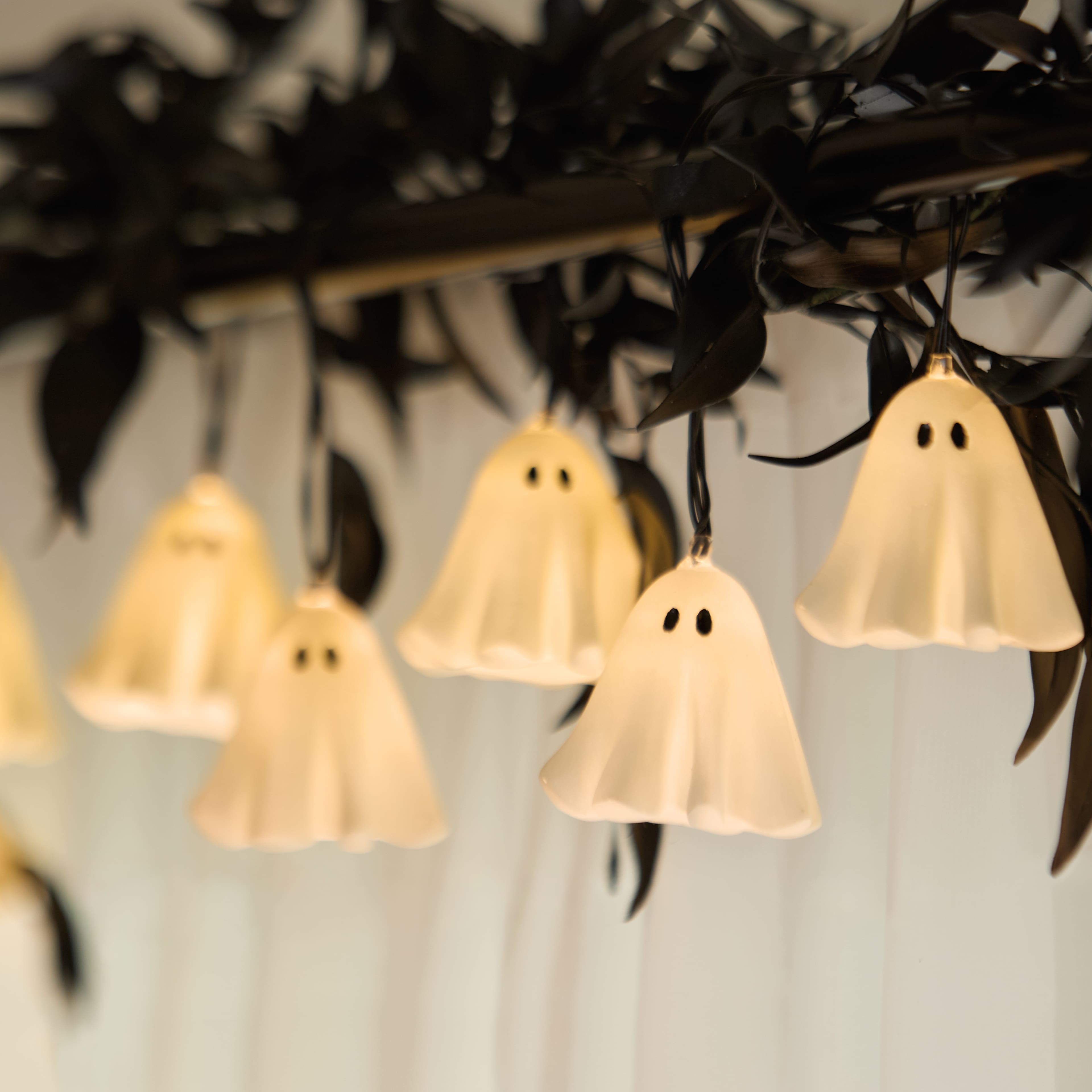 10ct. 3D Ghost Icon LED String Lights by Ashland®