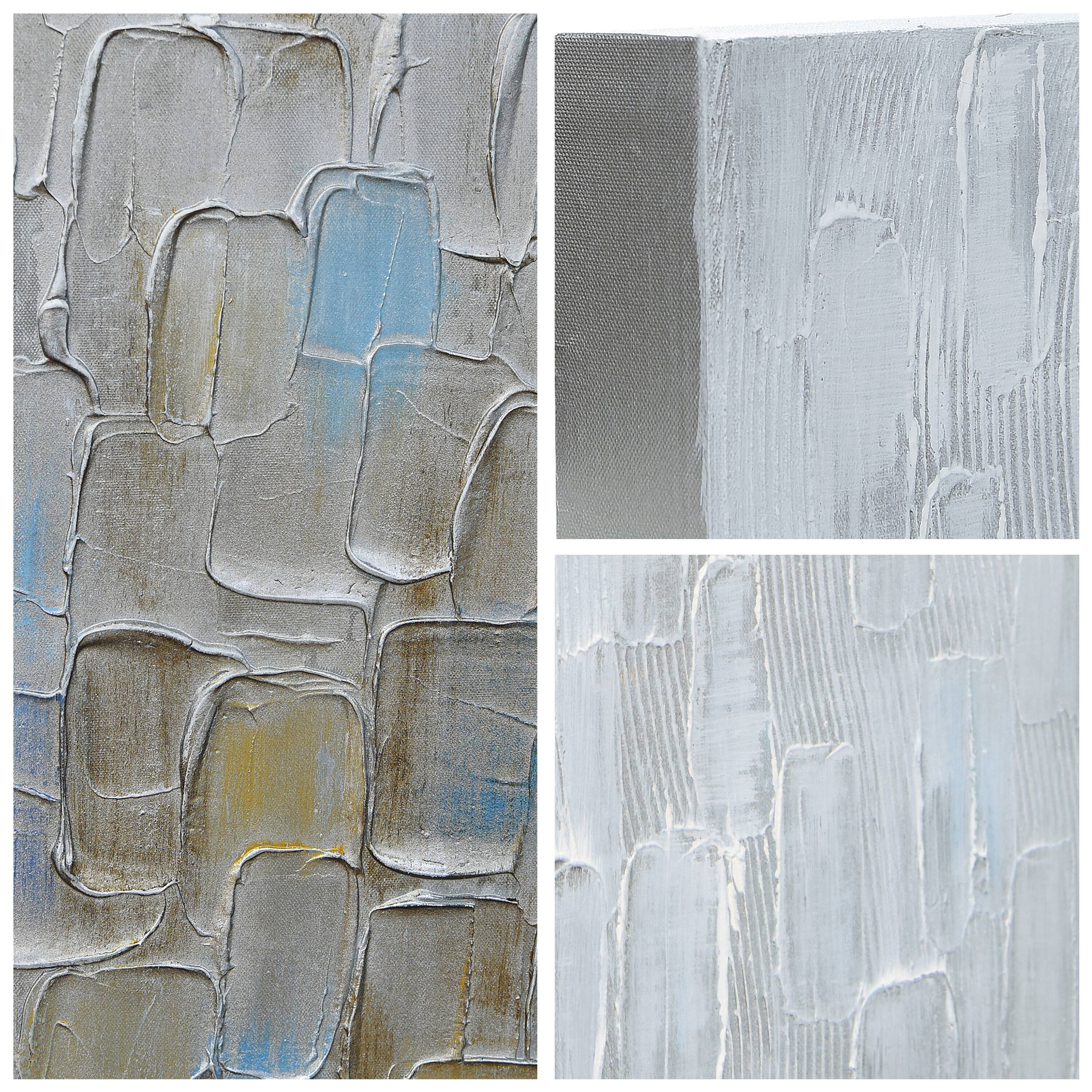 Empire Art Direct 72" x 12" Cosmopolitan Textured & Metallic Hand Painted Canvas Wall Art, 2ct.