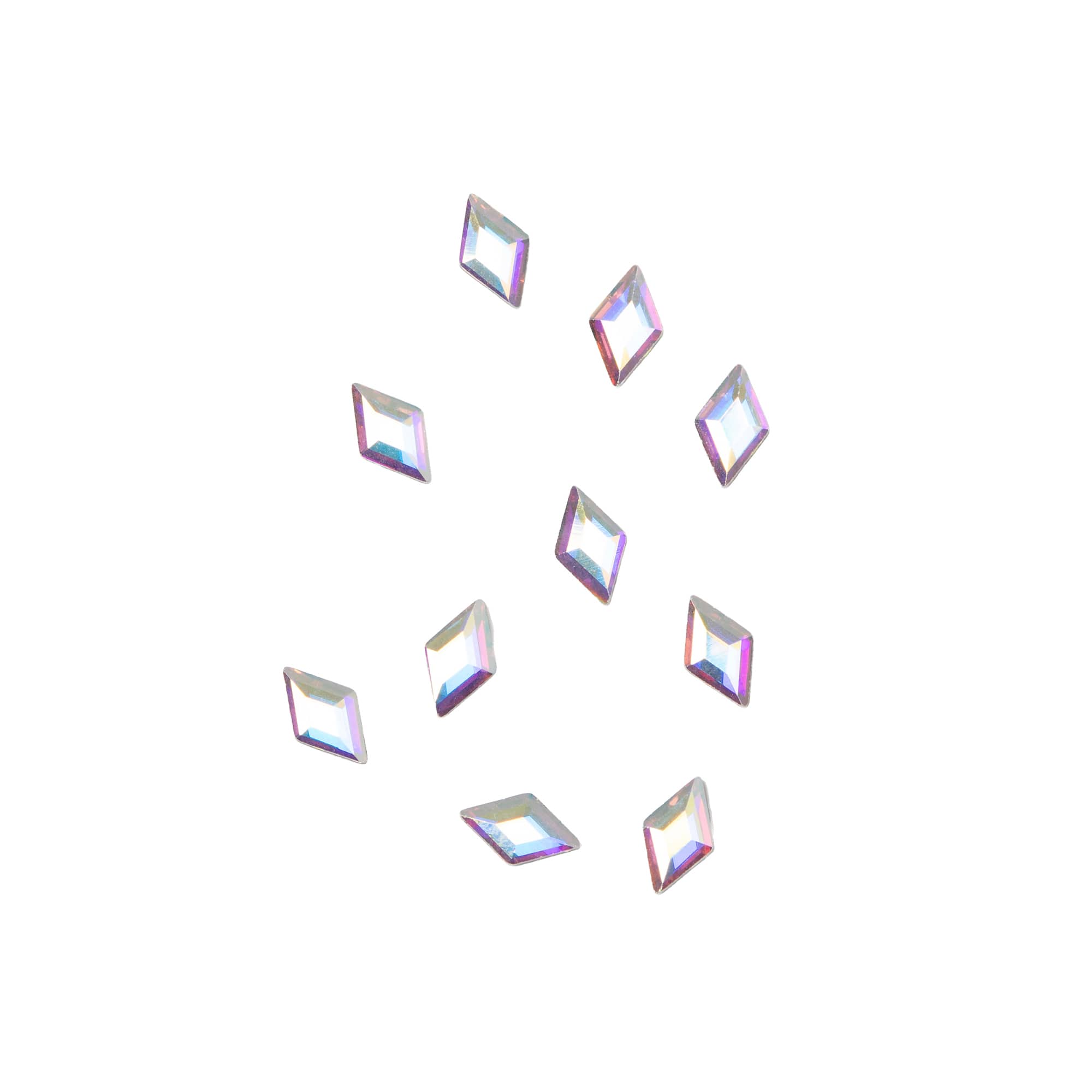 5mm Crystal AB Diamond Glue-On Austrian Crystals by Bead Landing™, 10ct.