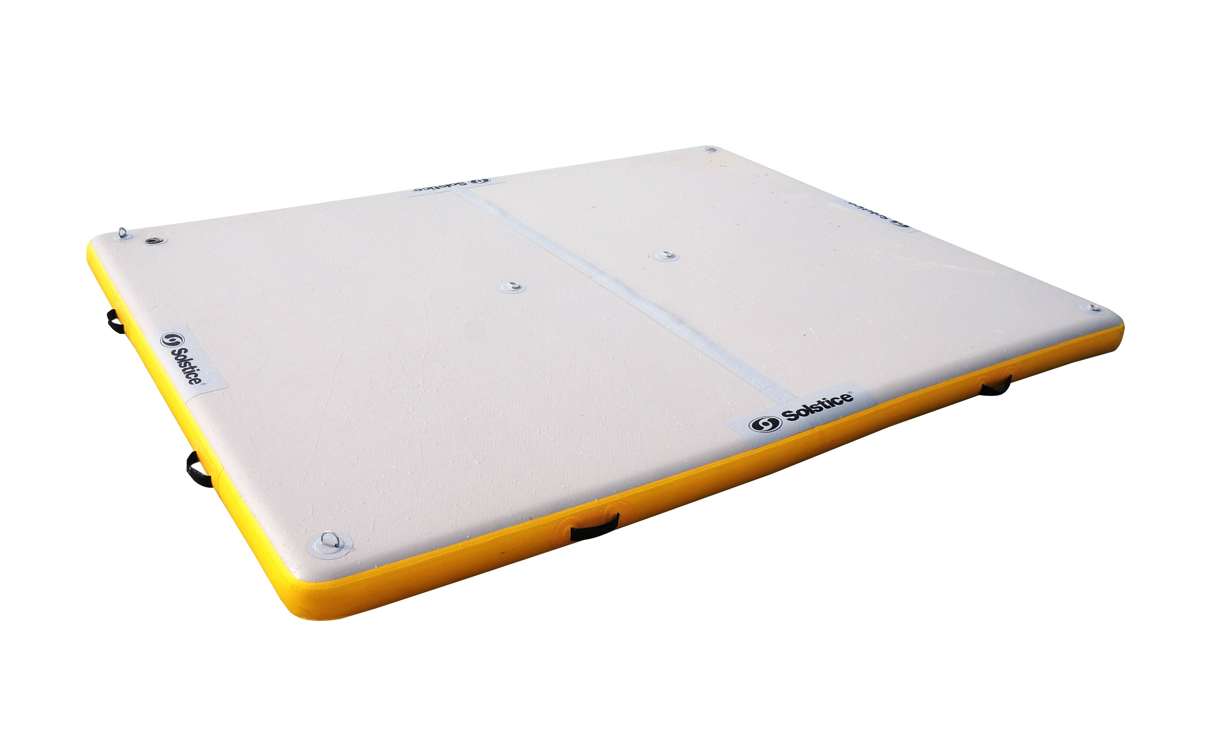 Solstice® 8Ft Inflatable White & Yellow Private Lake Dock By Swim Central | 8Ft x 5Ft | Michaels®