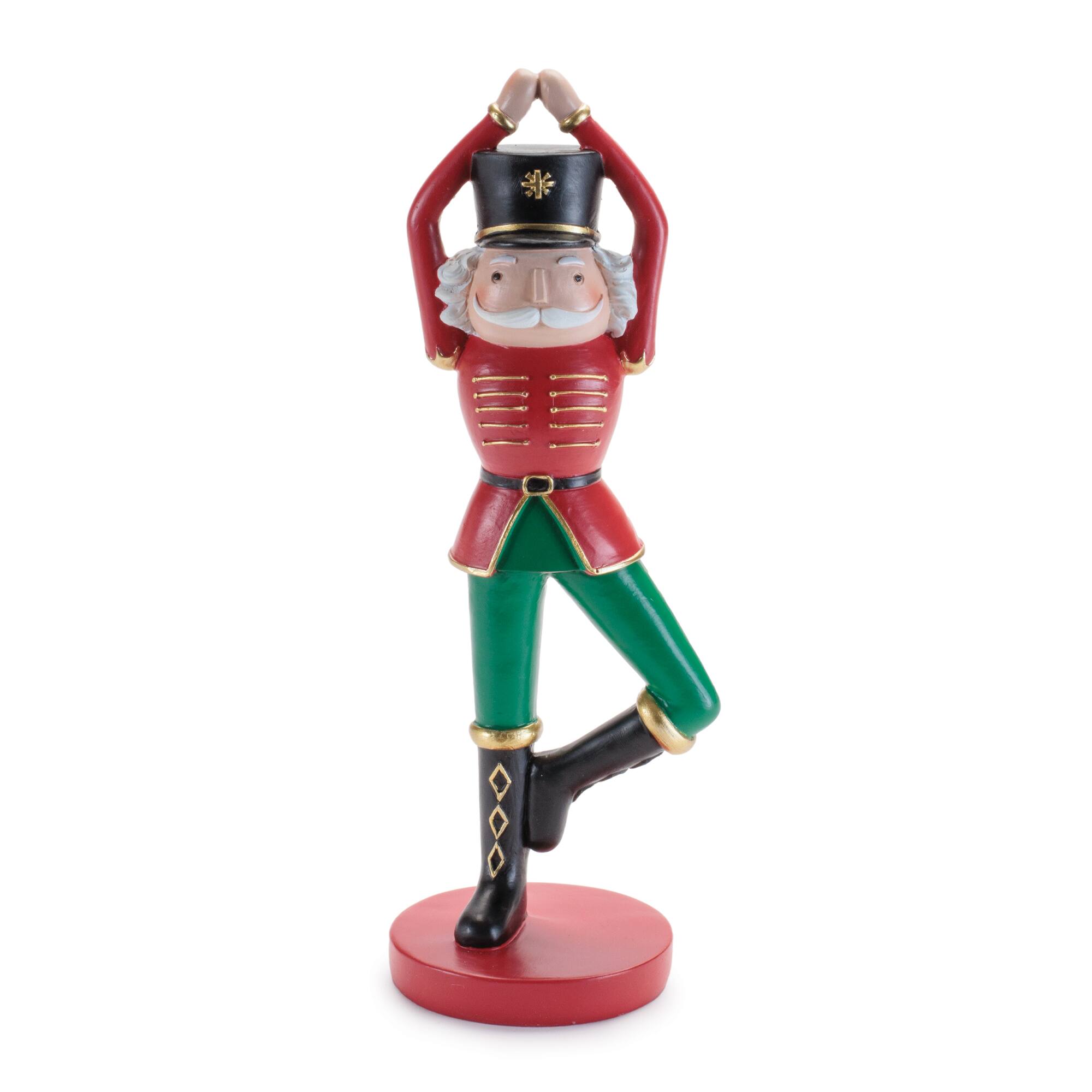 Melrose Yoga Nutcracker Soldier Figurines Set