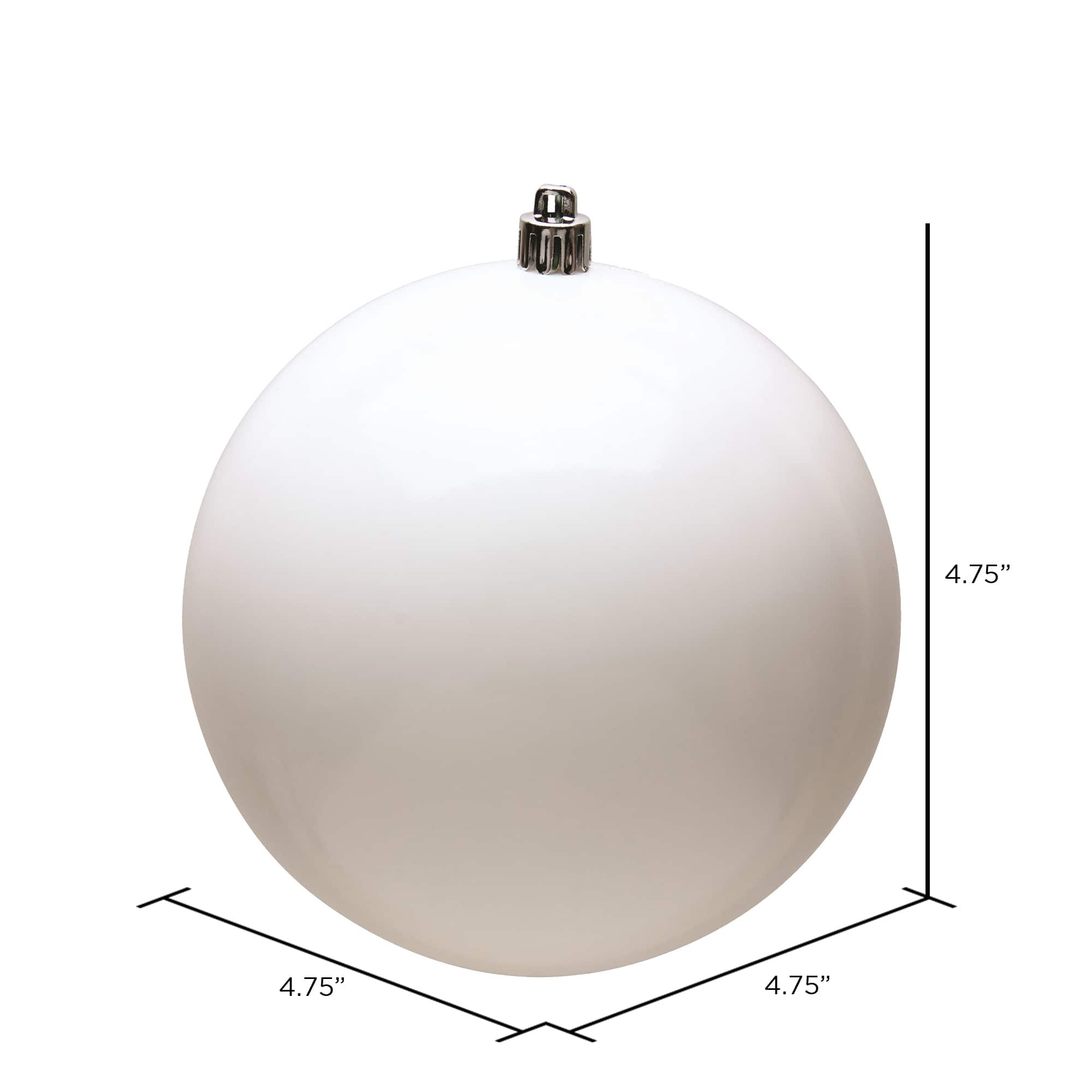 Vickerman 4.75" Shiny Ball Ornaments