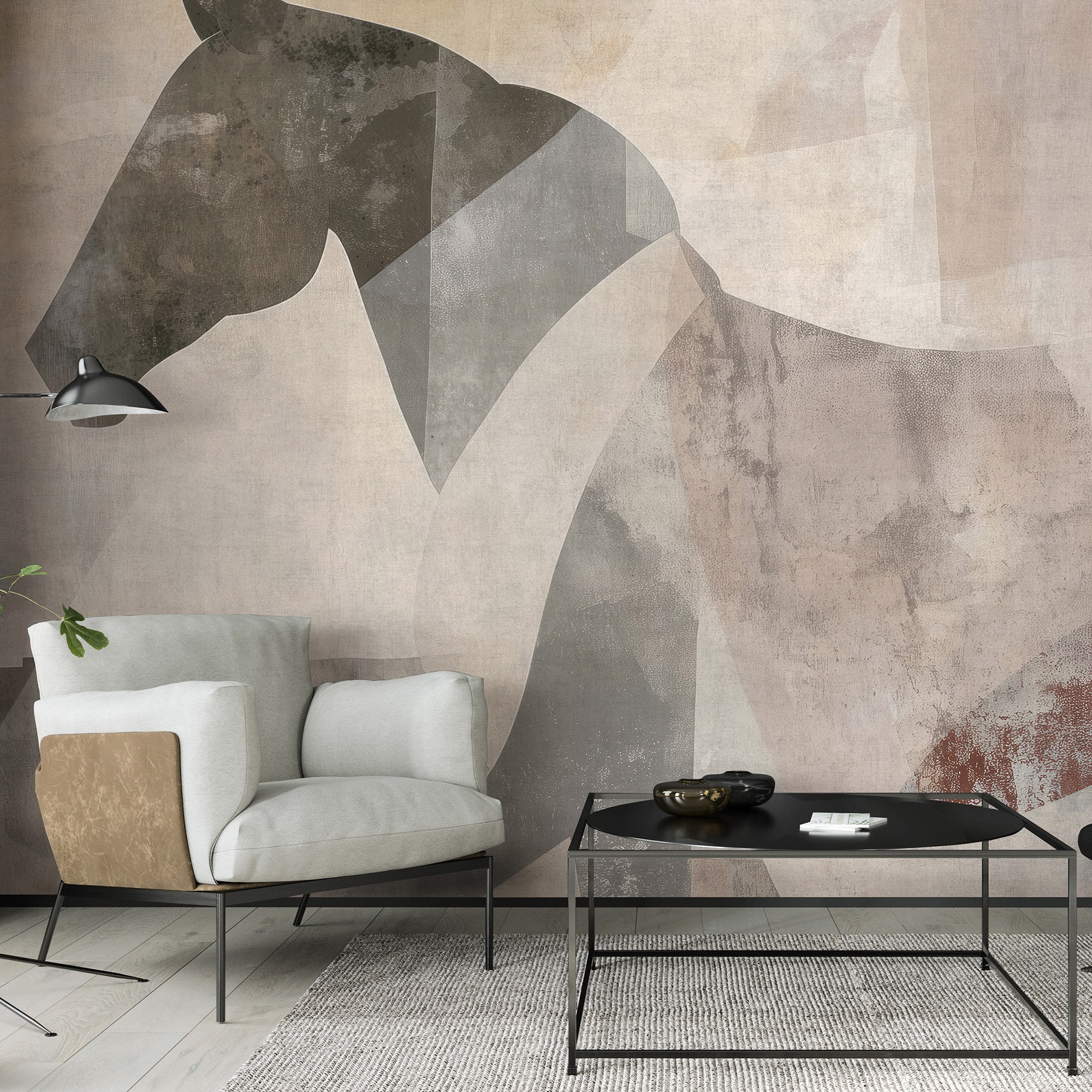 Designs Direct Caballo Brown Wall Mural