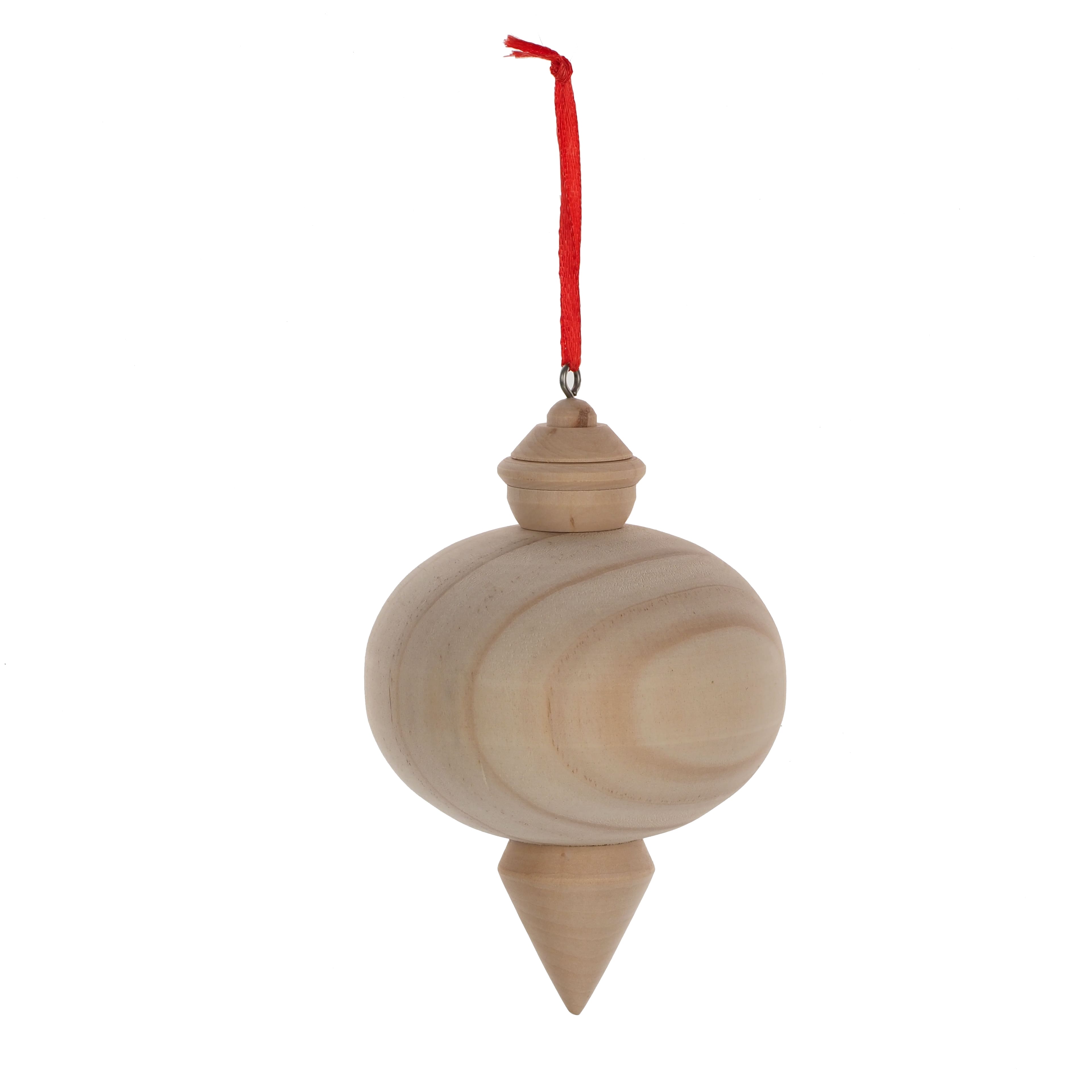 4" DIY Wood Finial Ornament by Make Market®