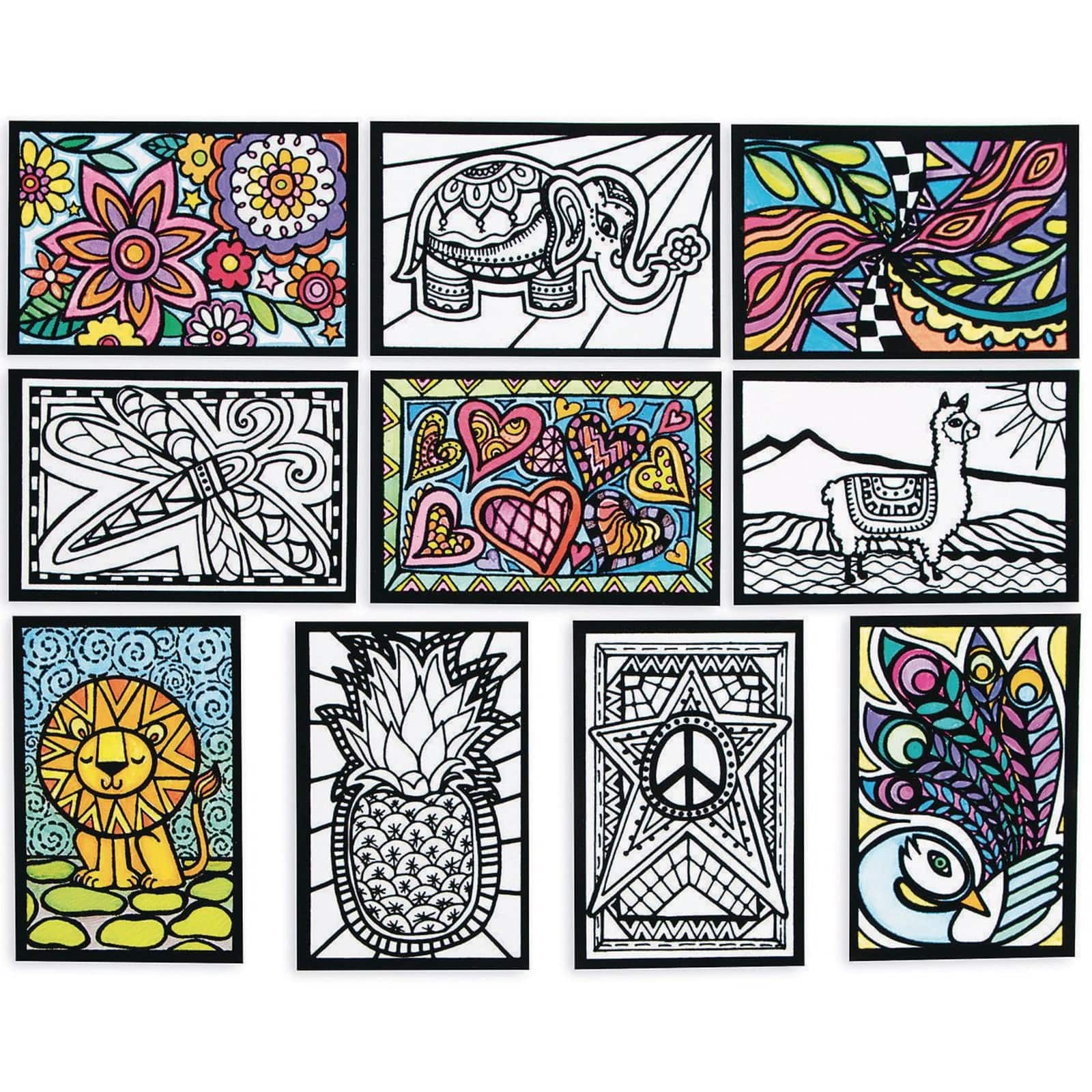 S&S® Worldwide 4" Velvet Art Posters, 100ct.
