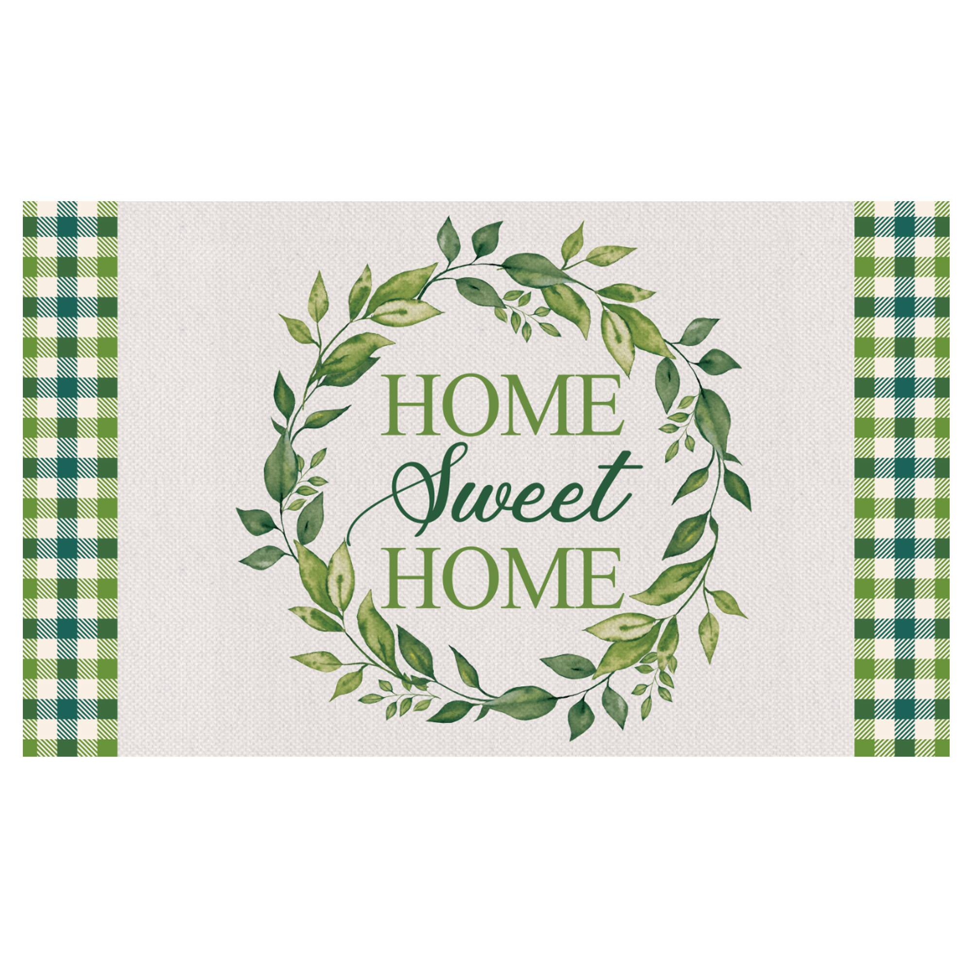 Home Sweet Home Outdoor Garden Doormat By Northlight in Green | 18" x 30" | Michaels®