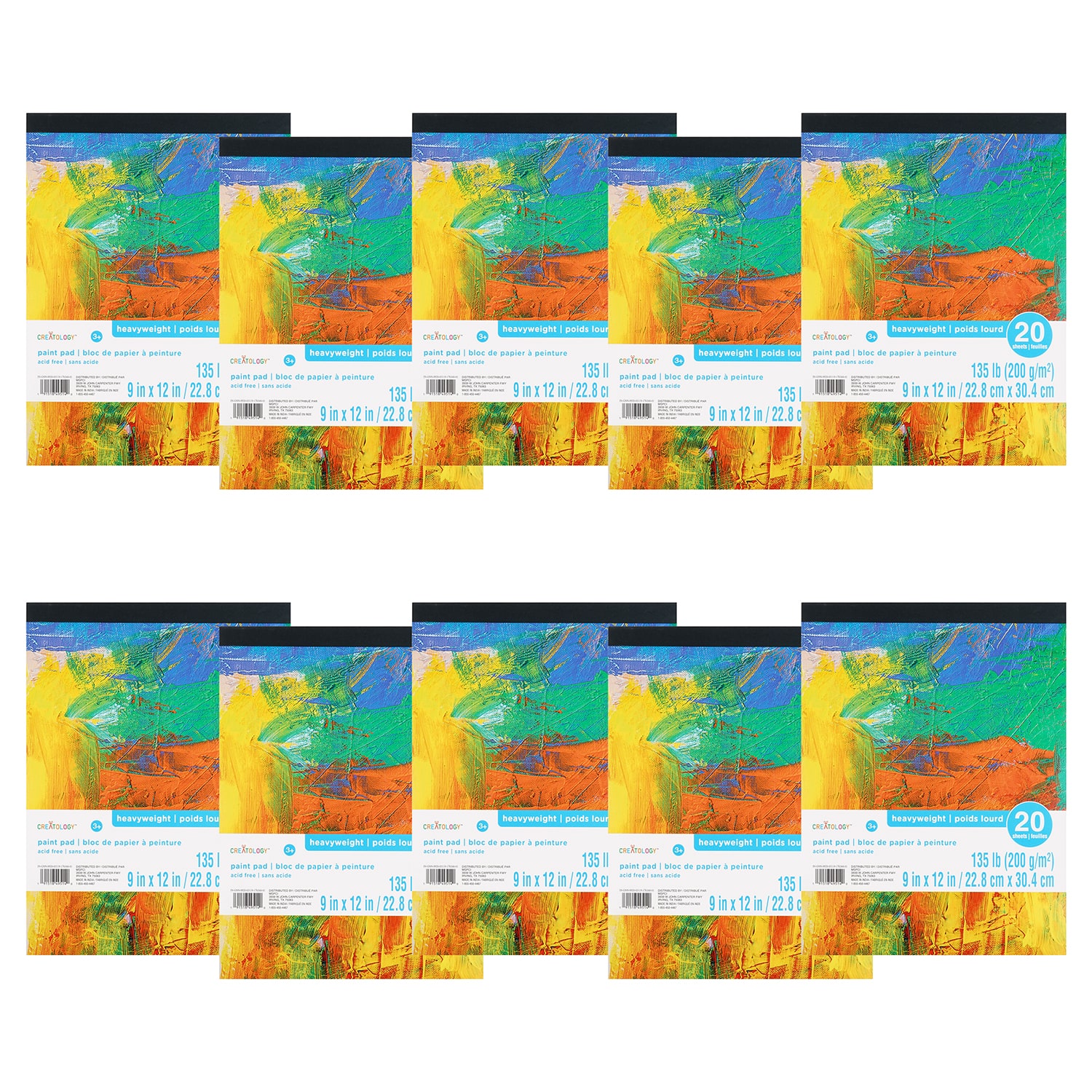 10 Pack: Kids Paint Pad by Creatology™, 9" x 12"