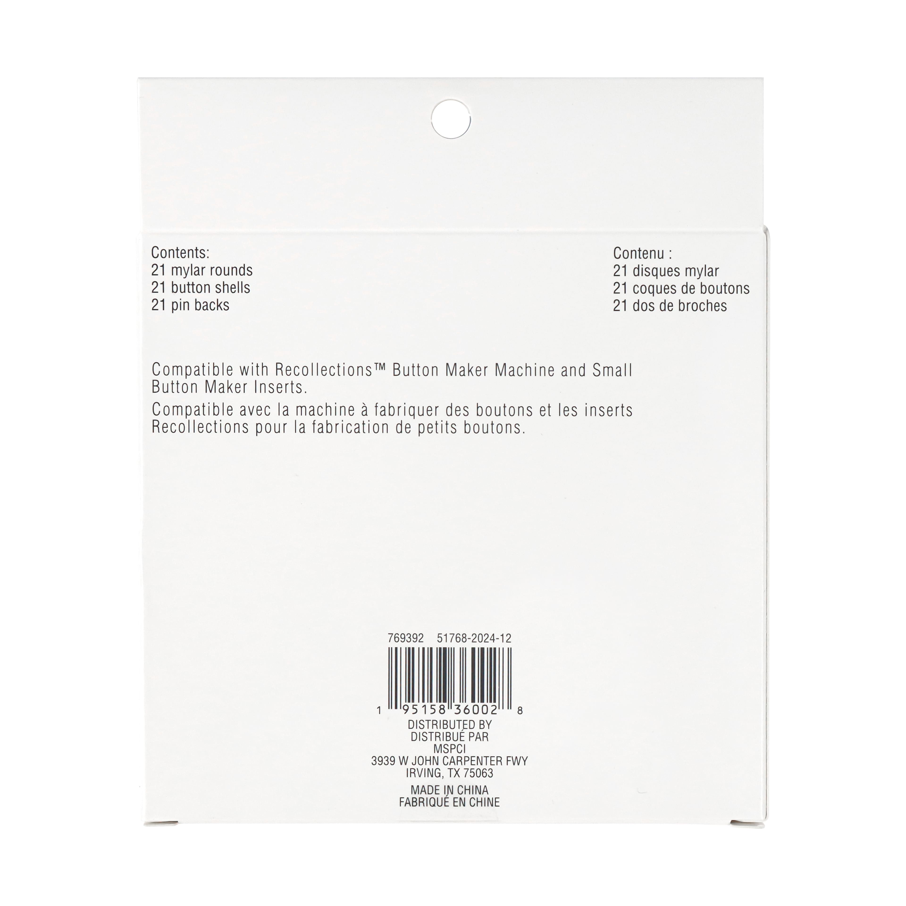 6 Pack: Small Button Pieces by Recollections™