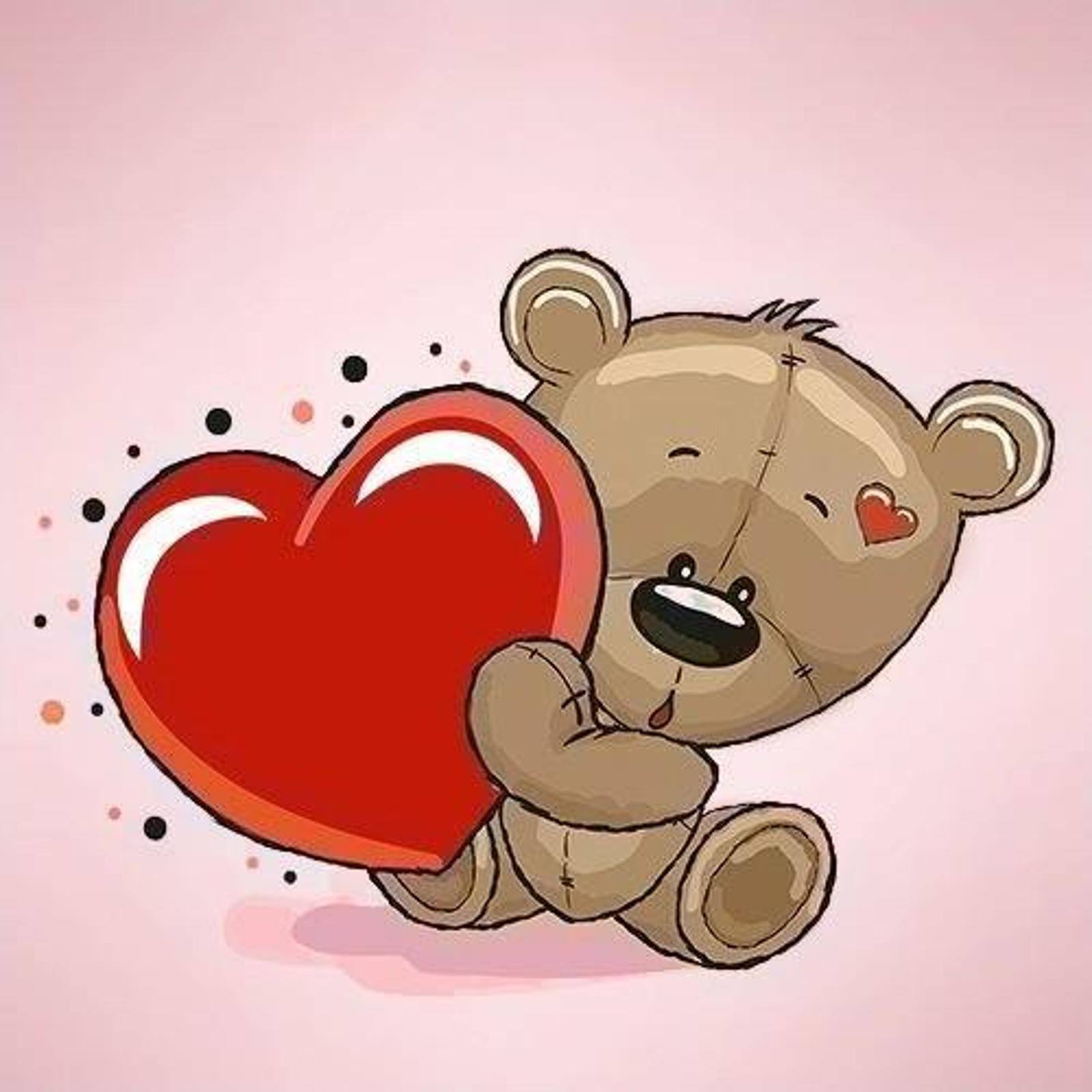 Wizardi Diamond Painting Kit Little Bear's Heart