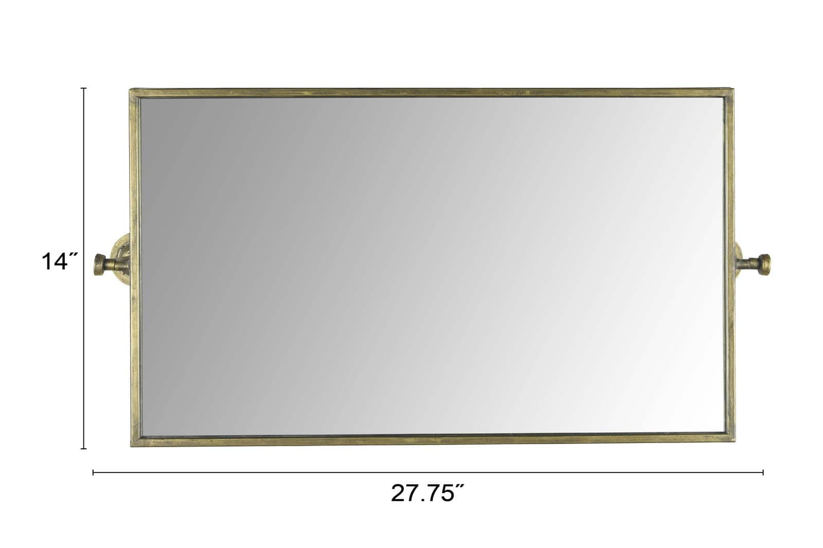 Hello Honey® 28" Metal Swivel Wall Mirror