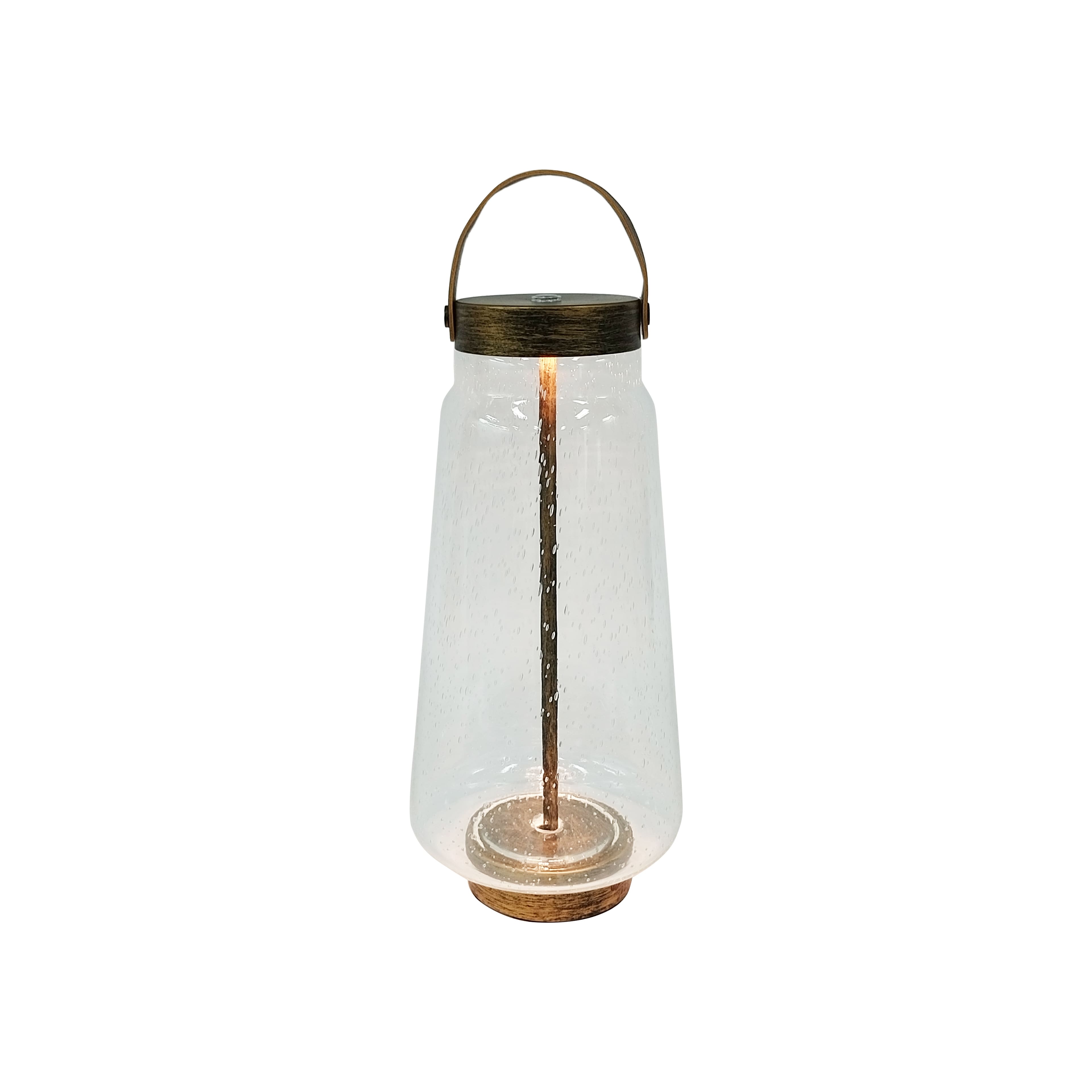 Rechargeable Glass Table Lamp by Ashland®