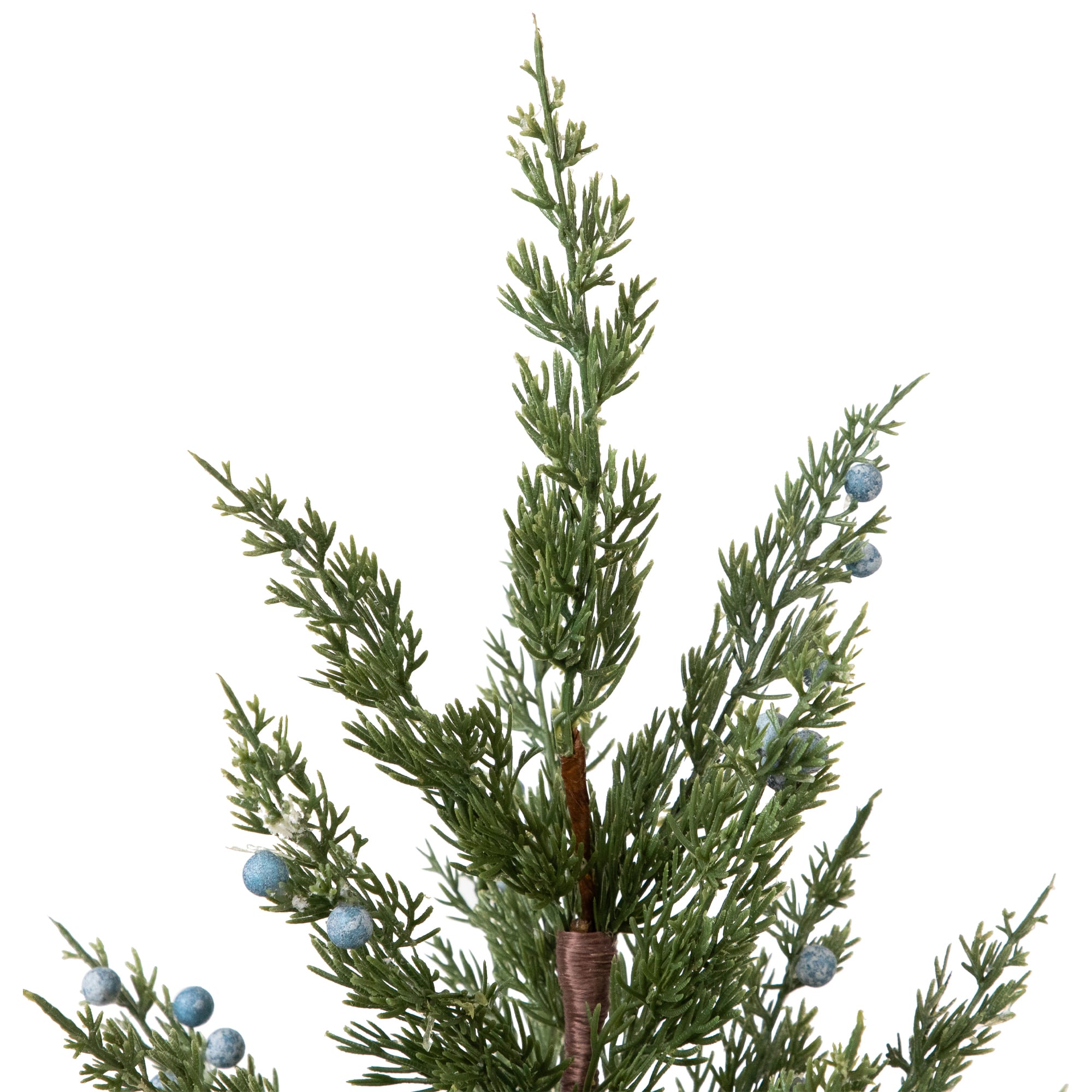Northlight 23" Unlit Pine & Juniper Berry Artificial Potted Christmas Tree