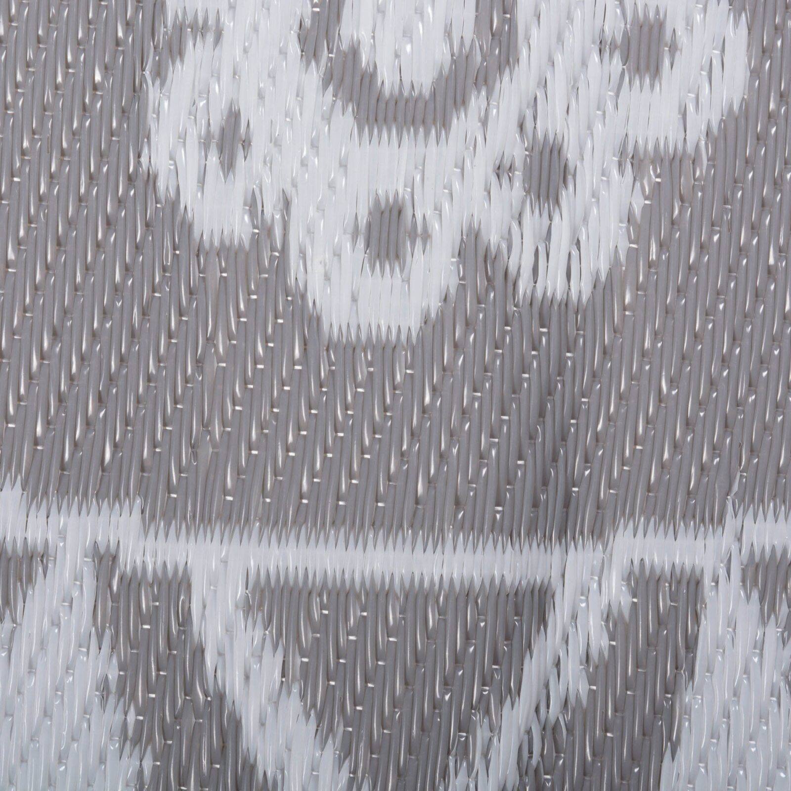 DII® Round Gray Floral Outdoor Rug, 5ft.