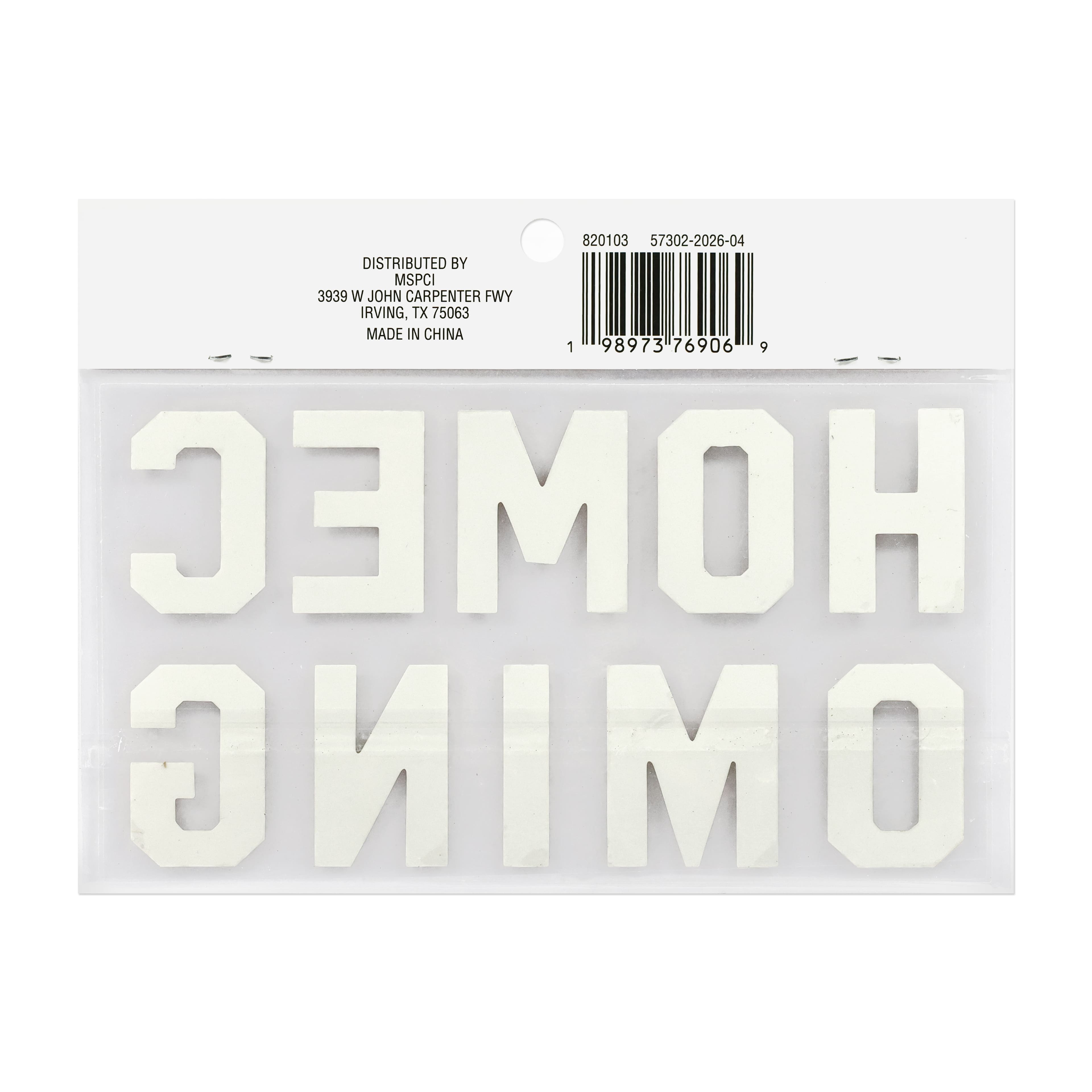 Glitter Homecoming Letter Stickers by Celebrate It