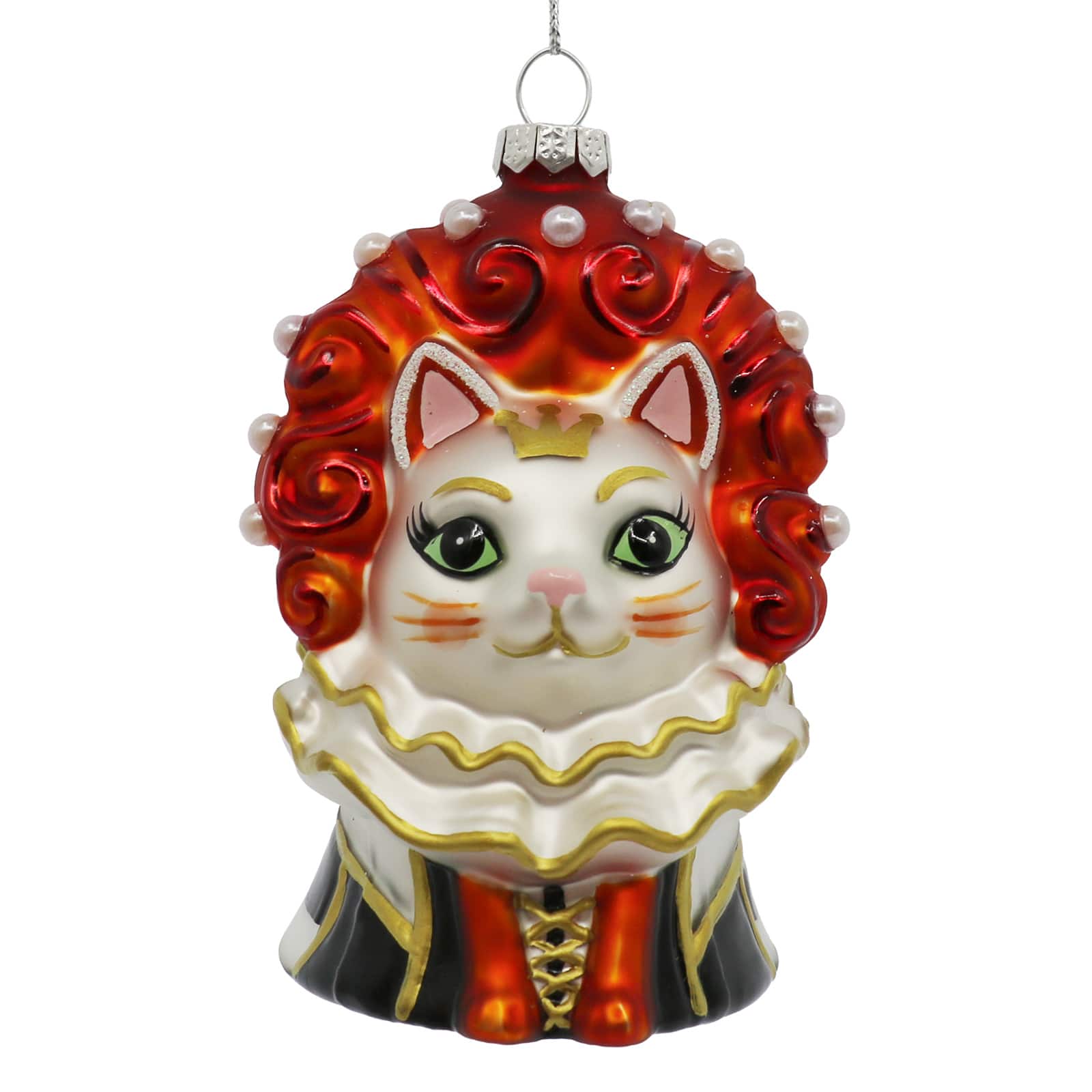 4" Royal Cat Glass Ornament by Ashland®