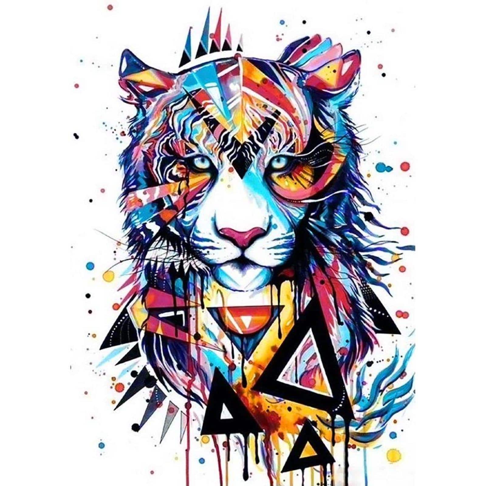 Wizardi Magic Tiger Diamond Painting Kit