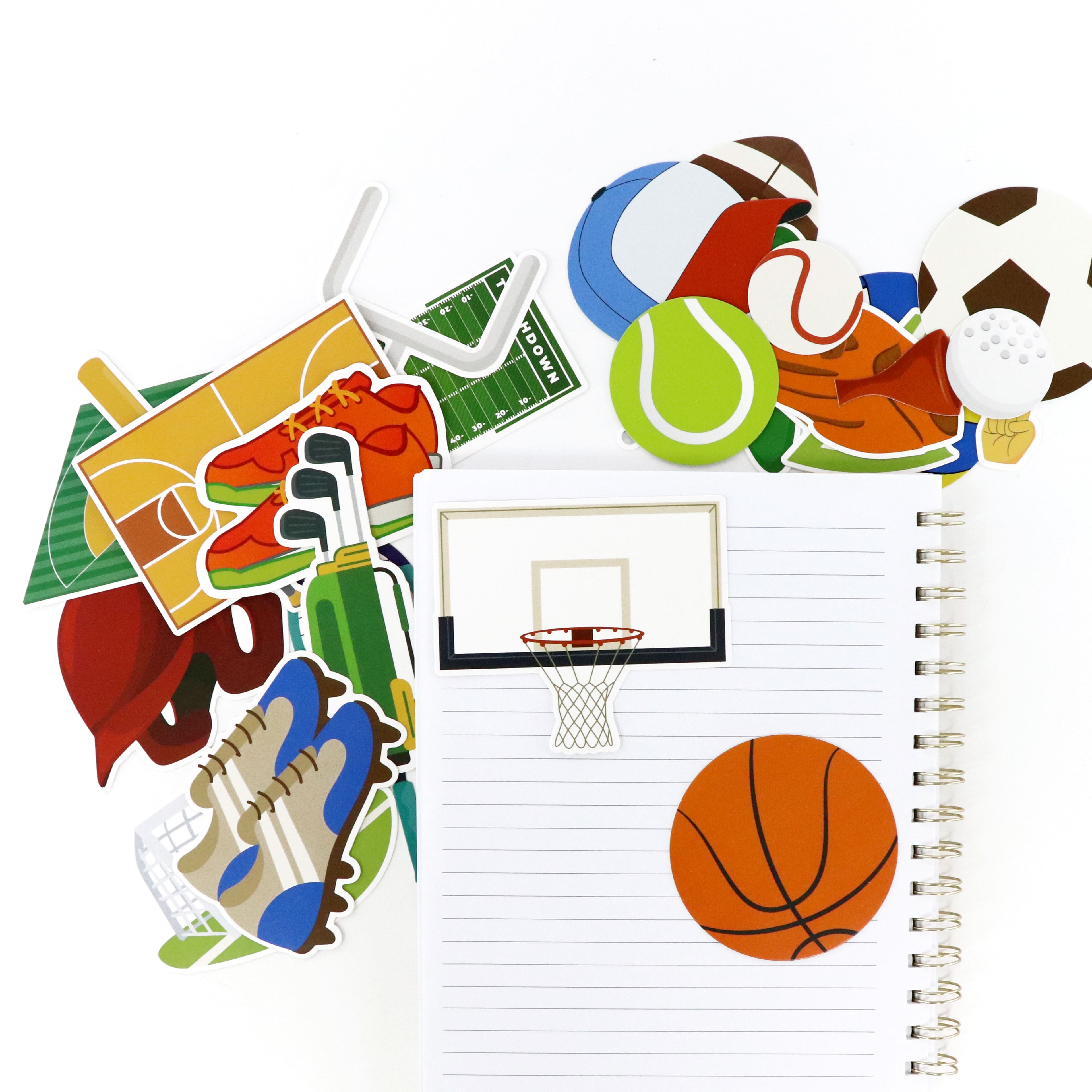 Sports Balls Die Cut Stickers by Recollections™