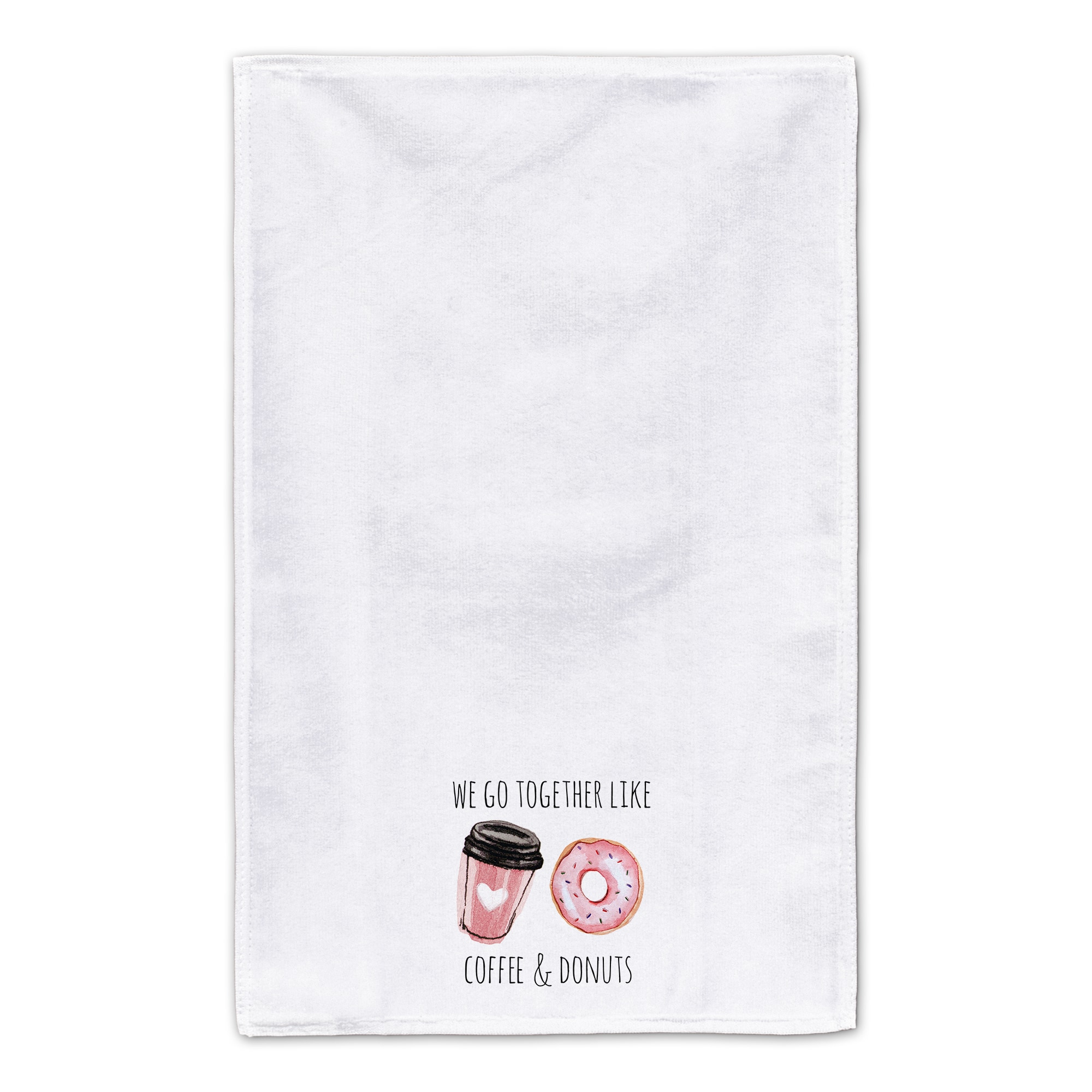 We Go Together Like Coffee & Donuts Tea Towel Set