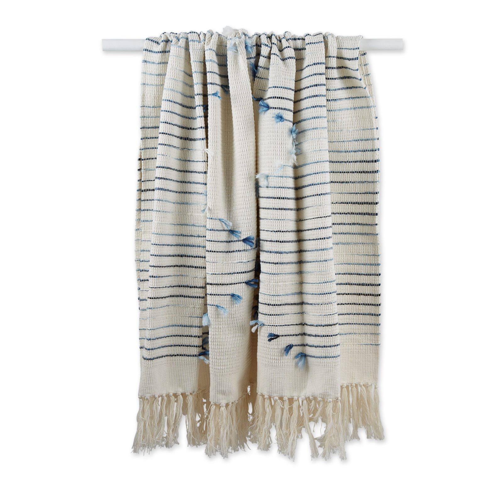 DII® French Blue Diamond Cut Throw