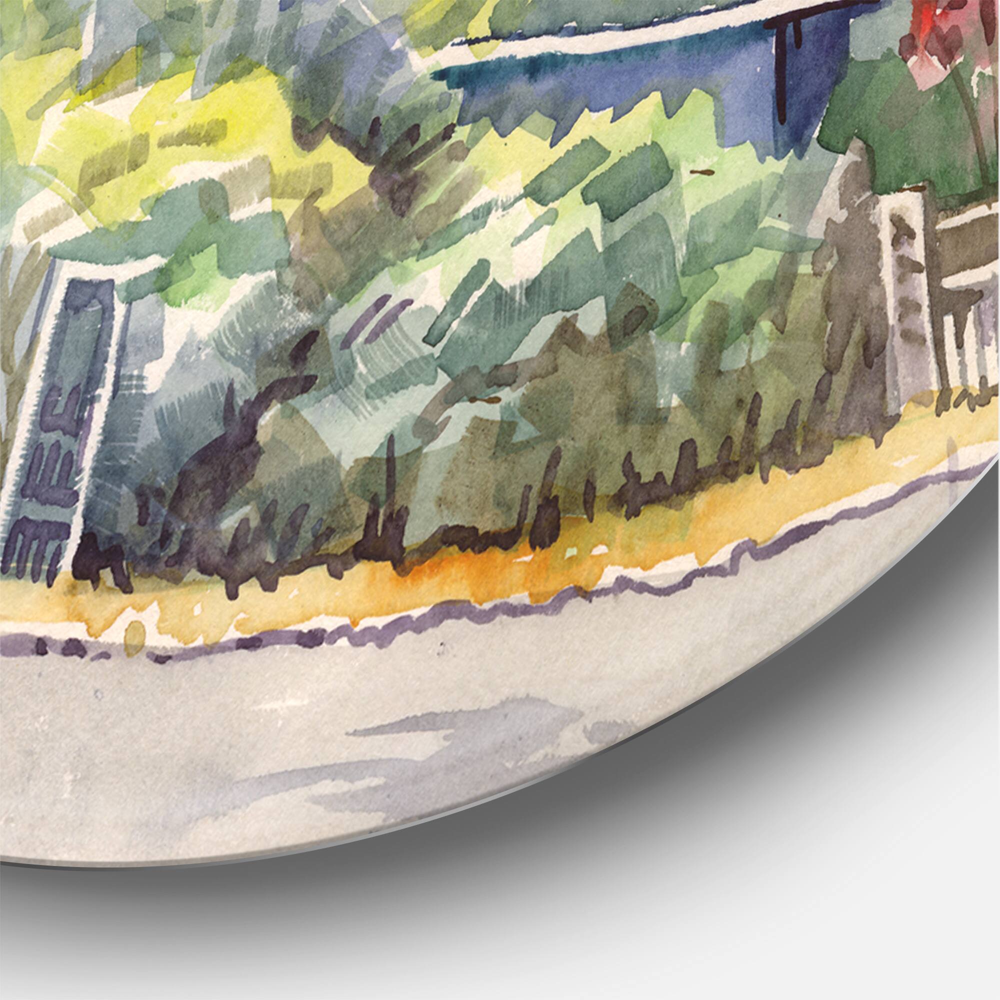 Designart - Greek Landscape Off The Coast Of The Aegean Sea