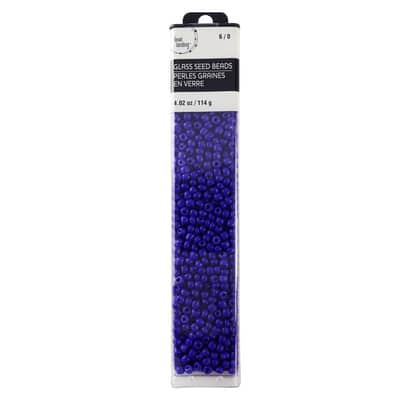 12 Pack: Glass Seed Beads by Bead Landing®, 6/0