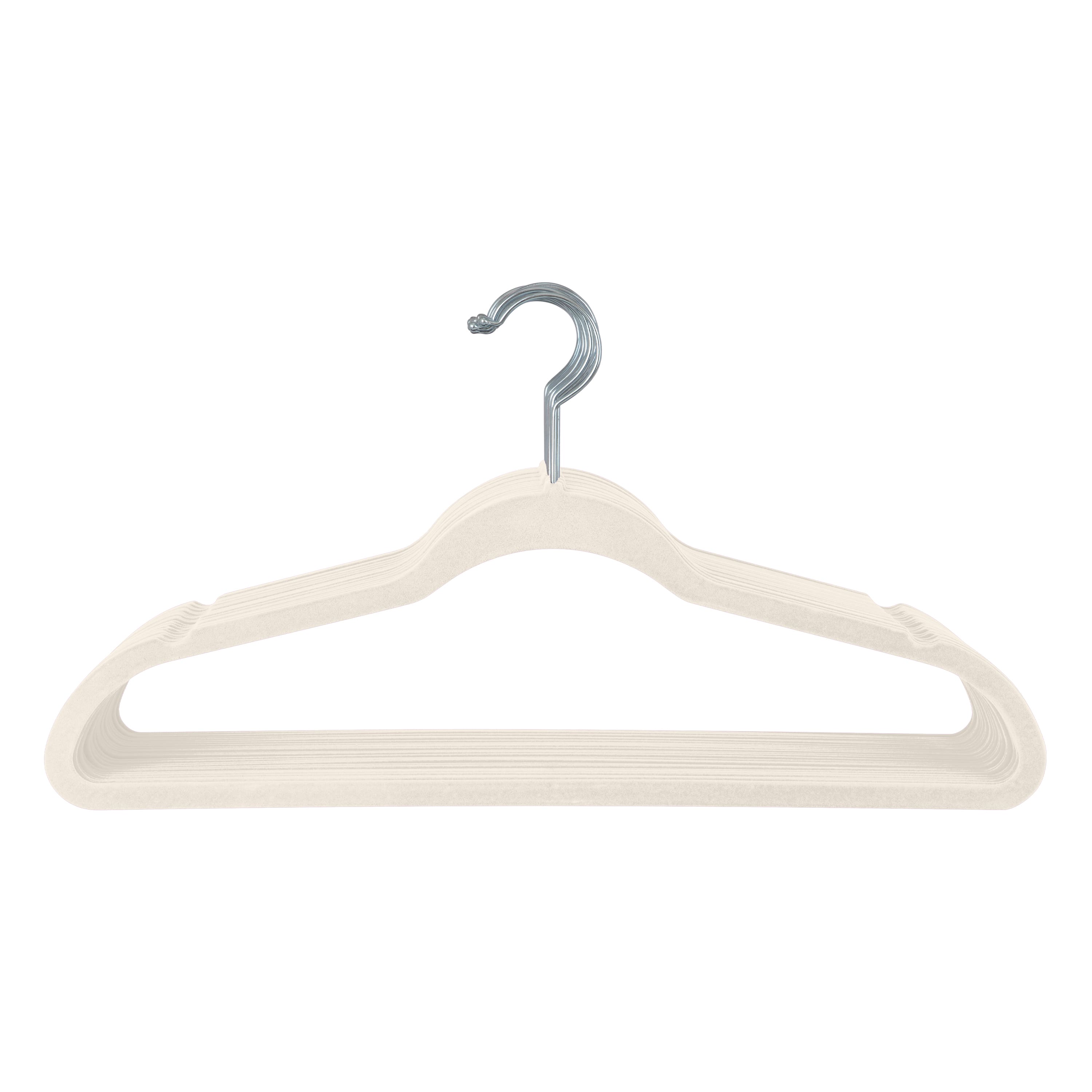 Simplify Super Slim Velvet Huggable Hangers, 10ct.