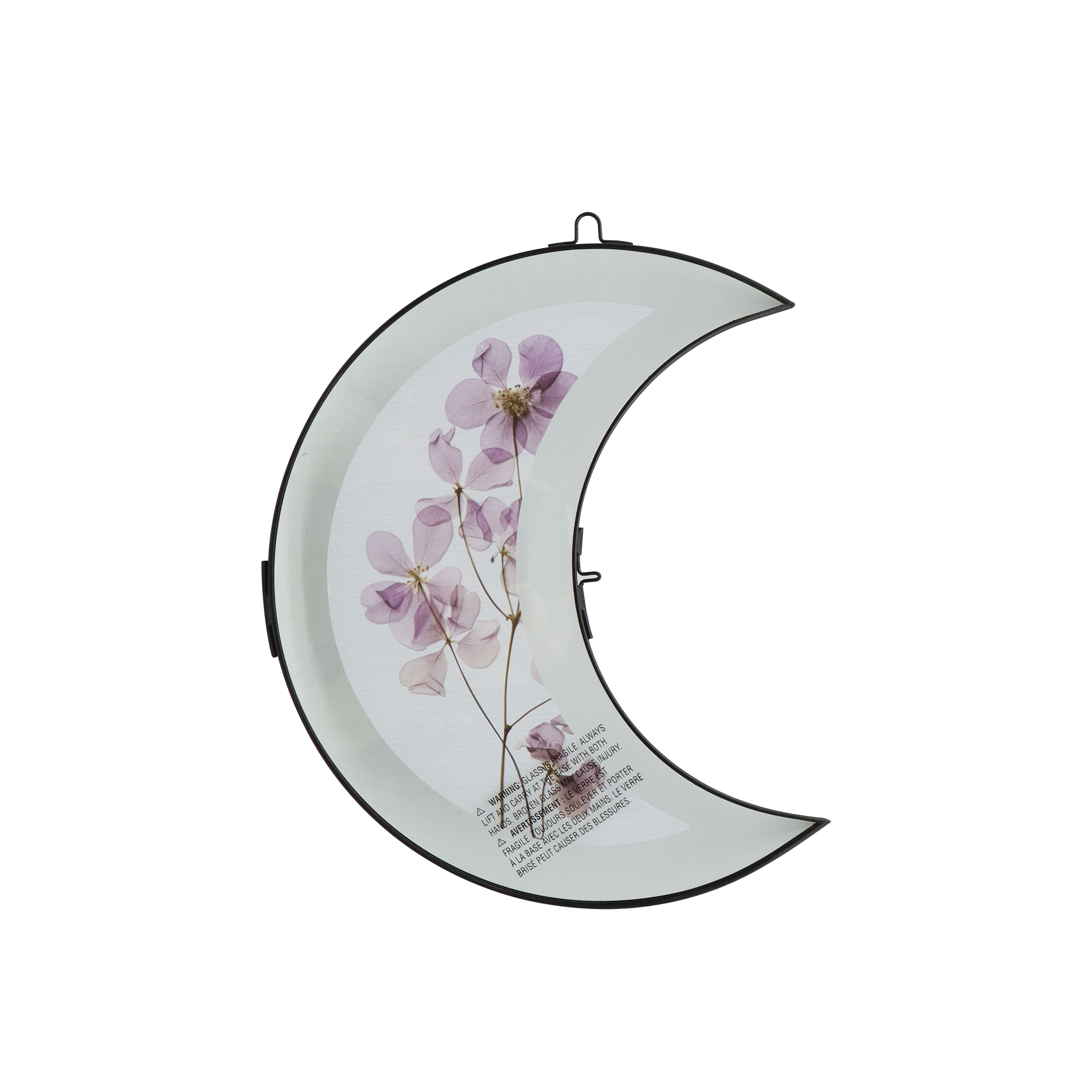 9.5" Hanging Glass Moon Frame by Ashland®