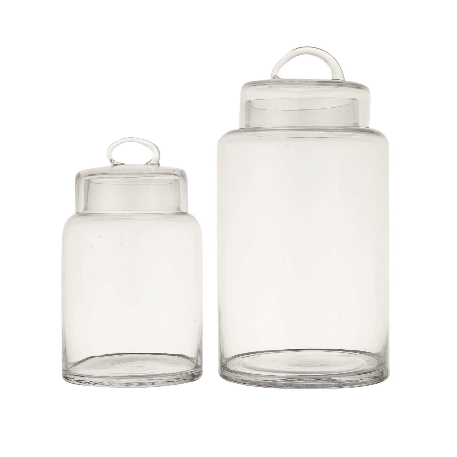 Hello Honey® 13" Clear Glass Container with Lid