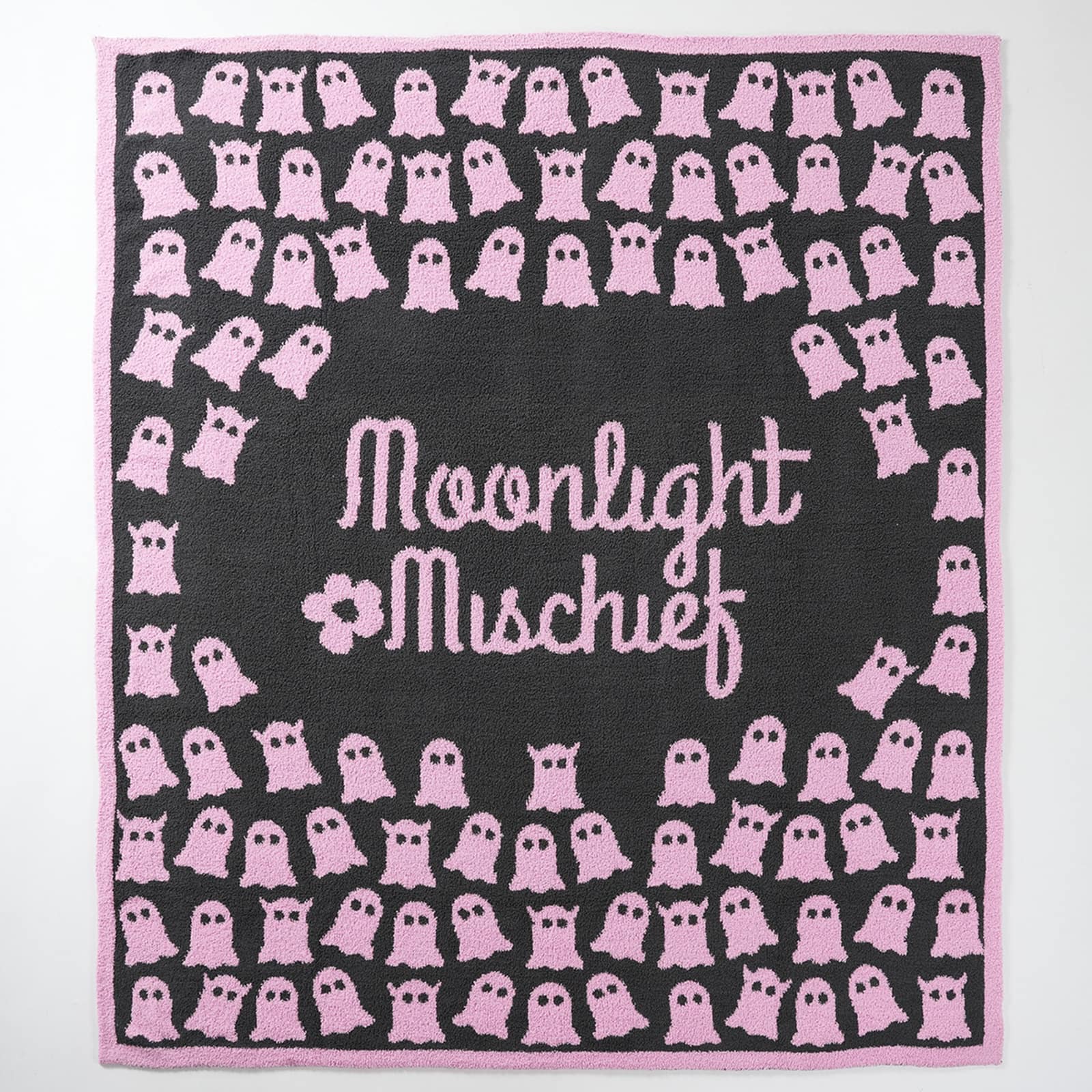 50" x 60" Purple Ghost Moonlight Mischief Throw Blanket by Ashland®