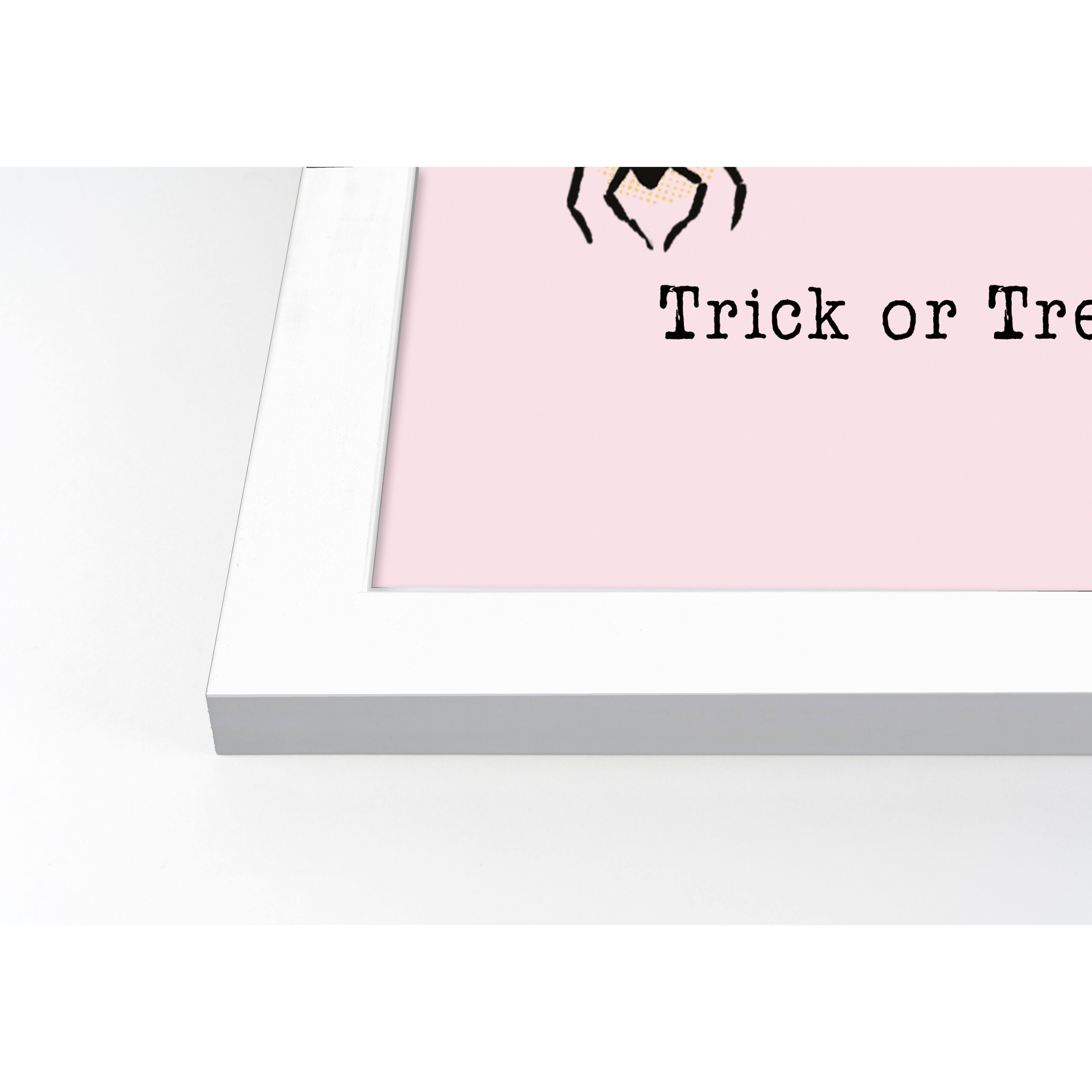 Spider Trick White Framed Print Wall Art