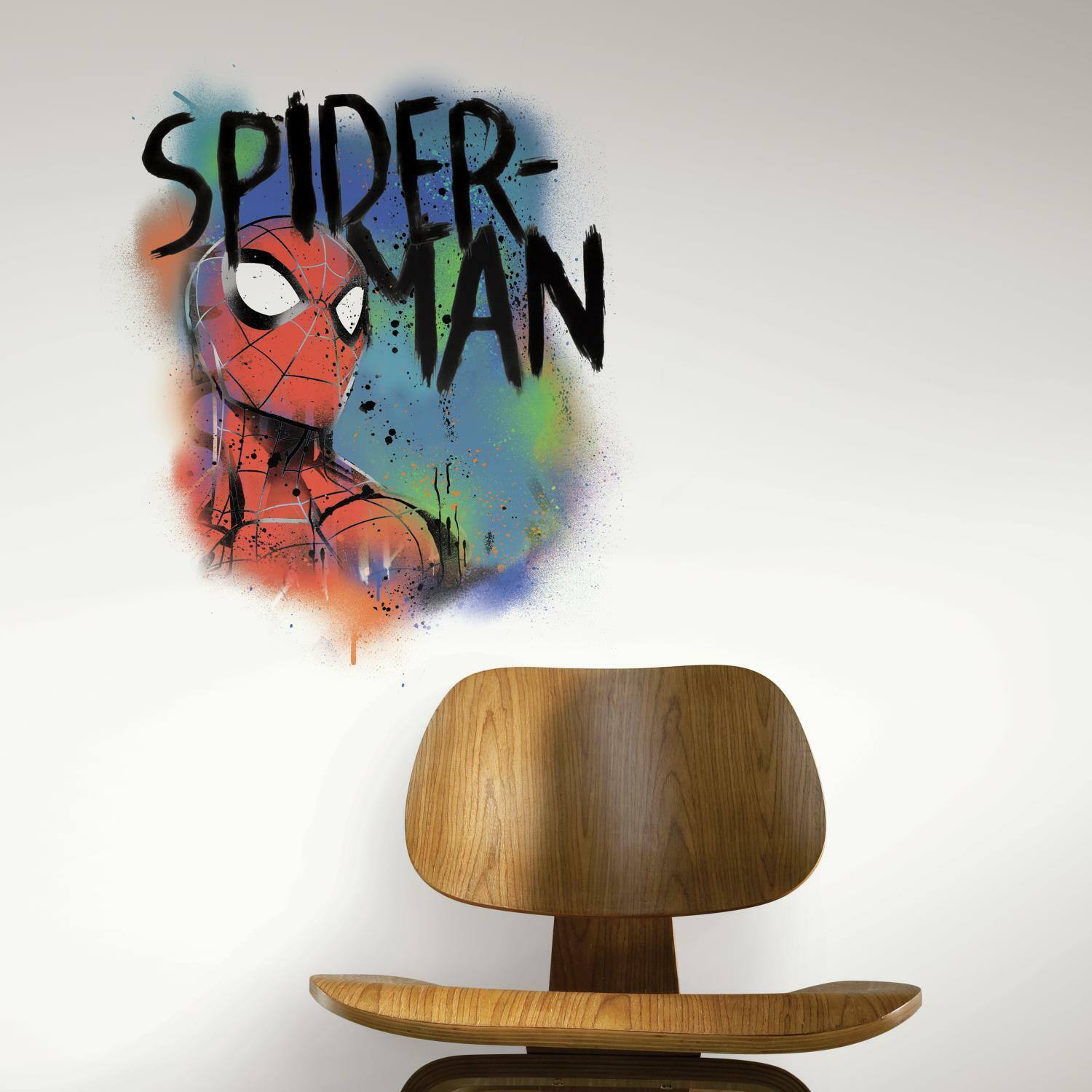 RoomMates Spider-Man Classic Graffiti Burst Peel & Stick Giant Wall Decals