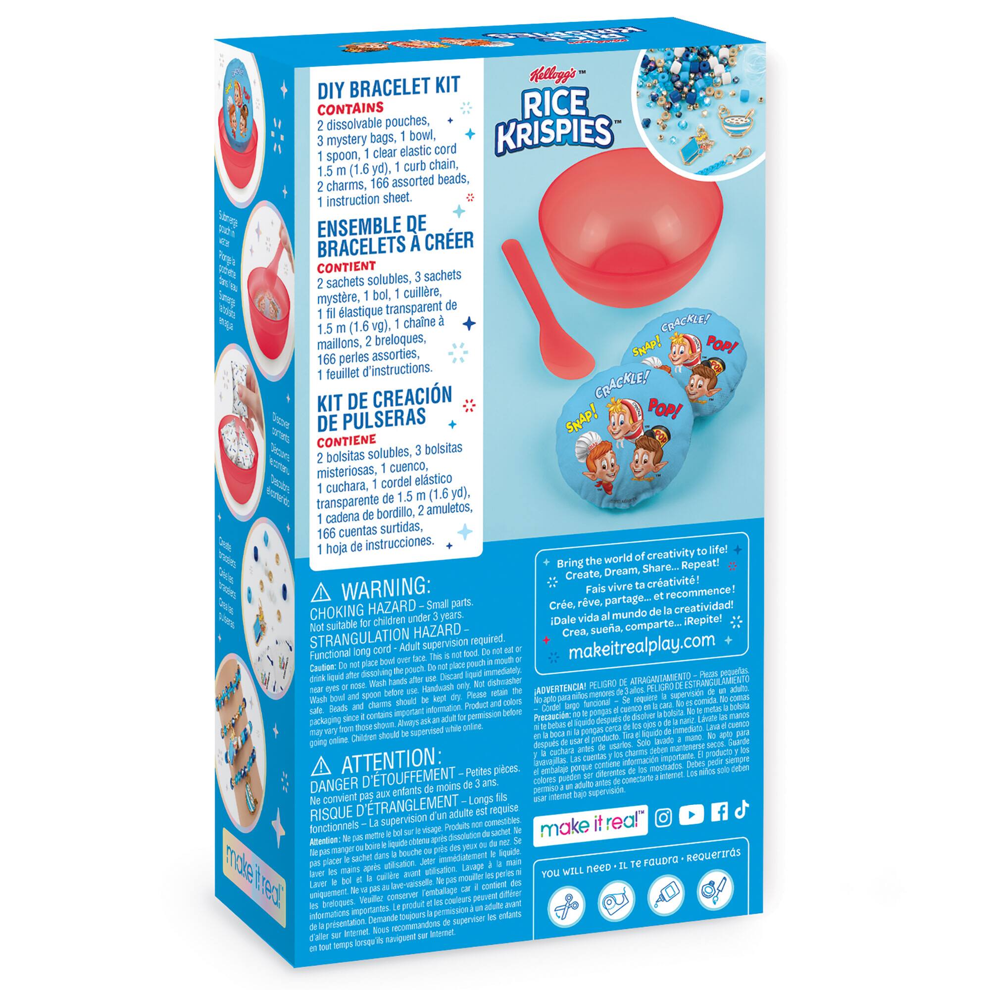 Make It Real™ Kellogg's™ Cerealsly Cute Rice Krispies™ DIY Bracelet Kit