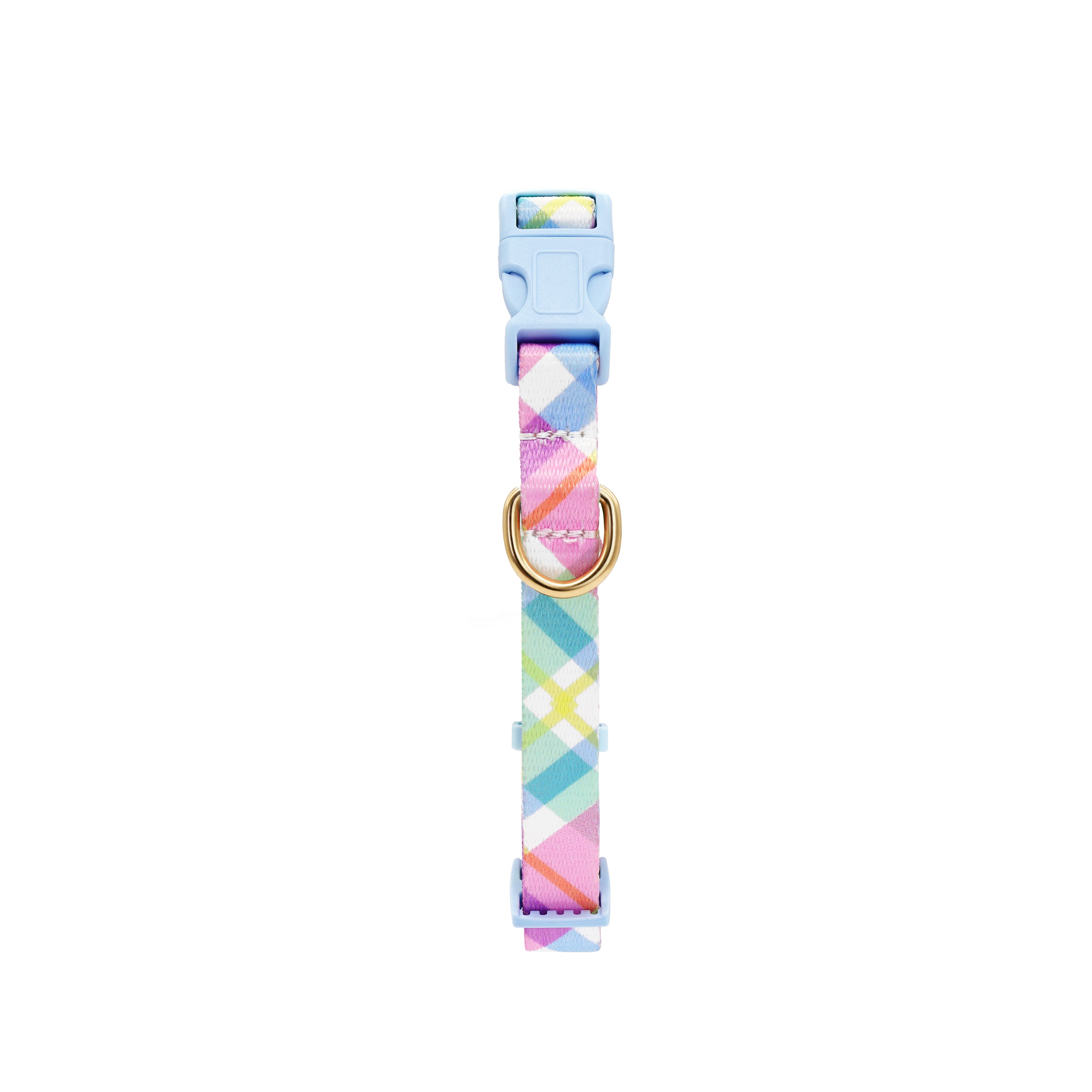 Pink Plaid Dog Collar by Fab Finds
