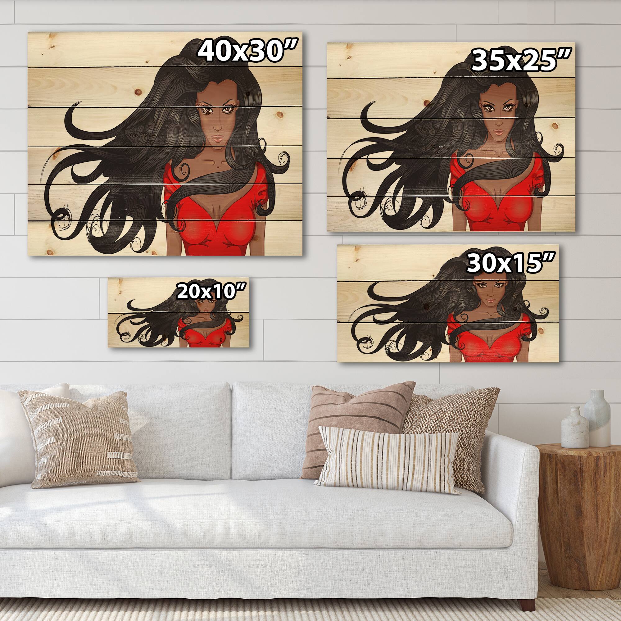 Designart - Portrait of African American Woman XIV