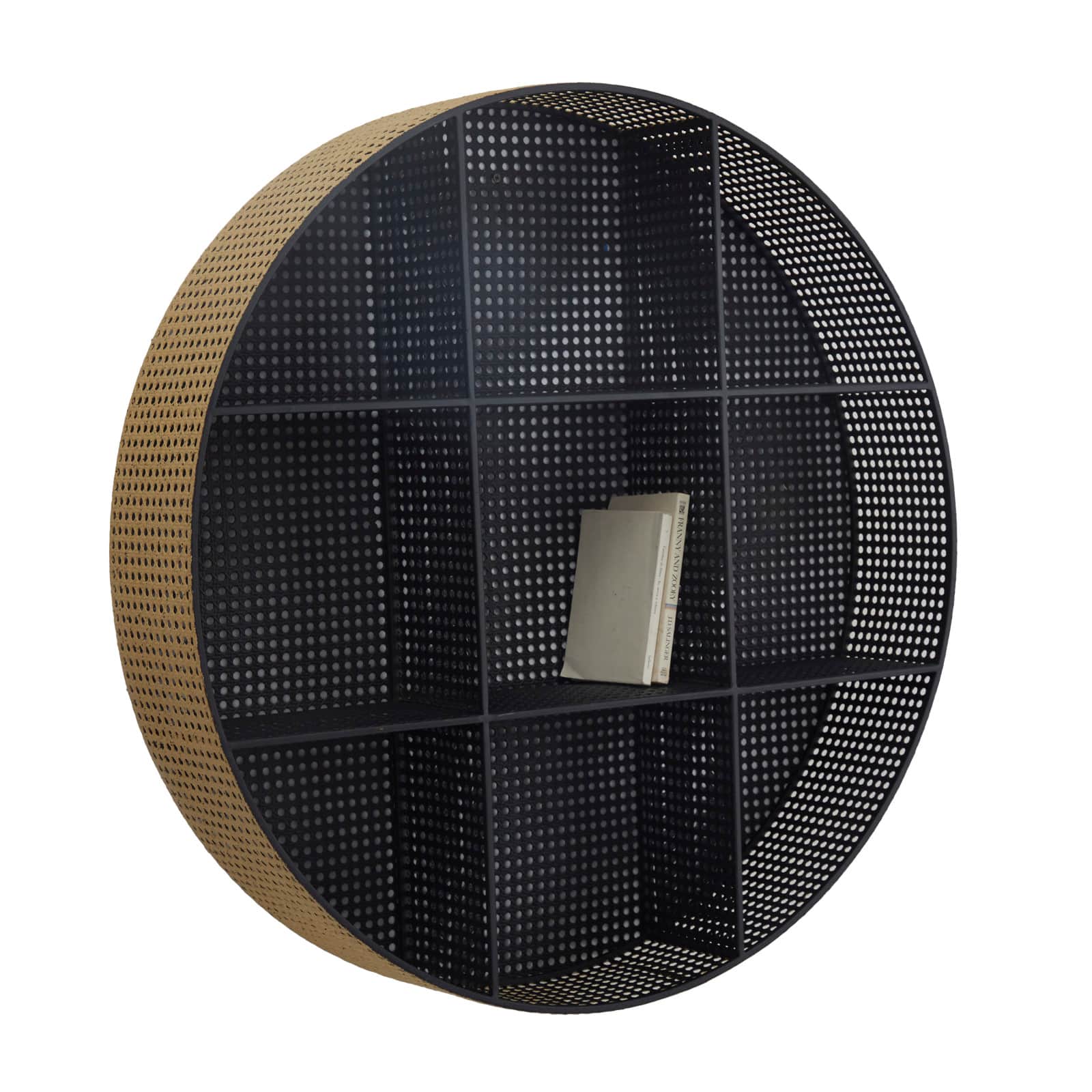 Black Modern Wall Shelf, 32" x 6" x 32"