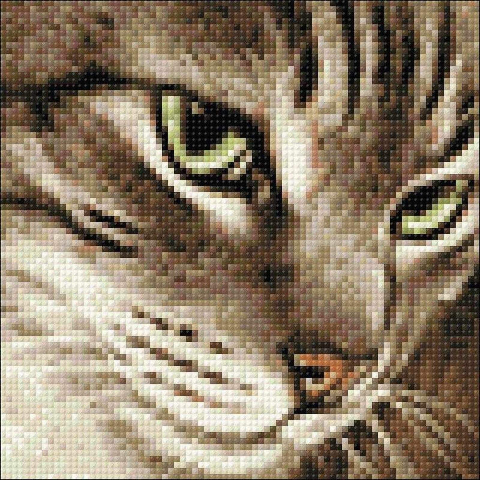 Crafting Spark Mysterious Cat Diamond Painting Kit