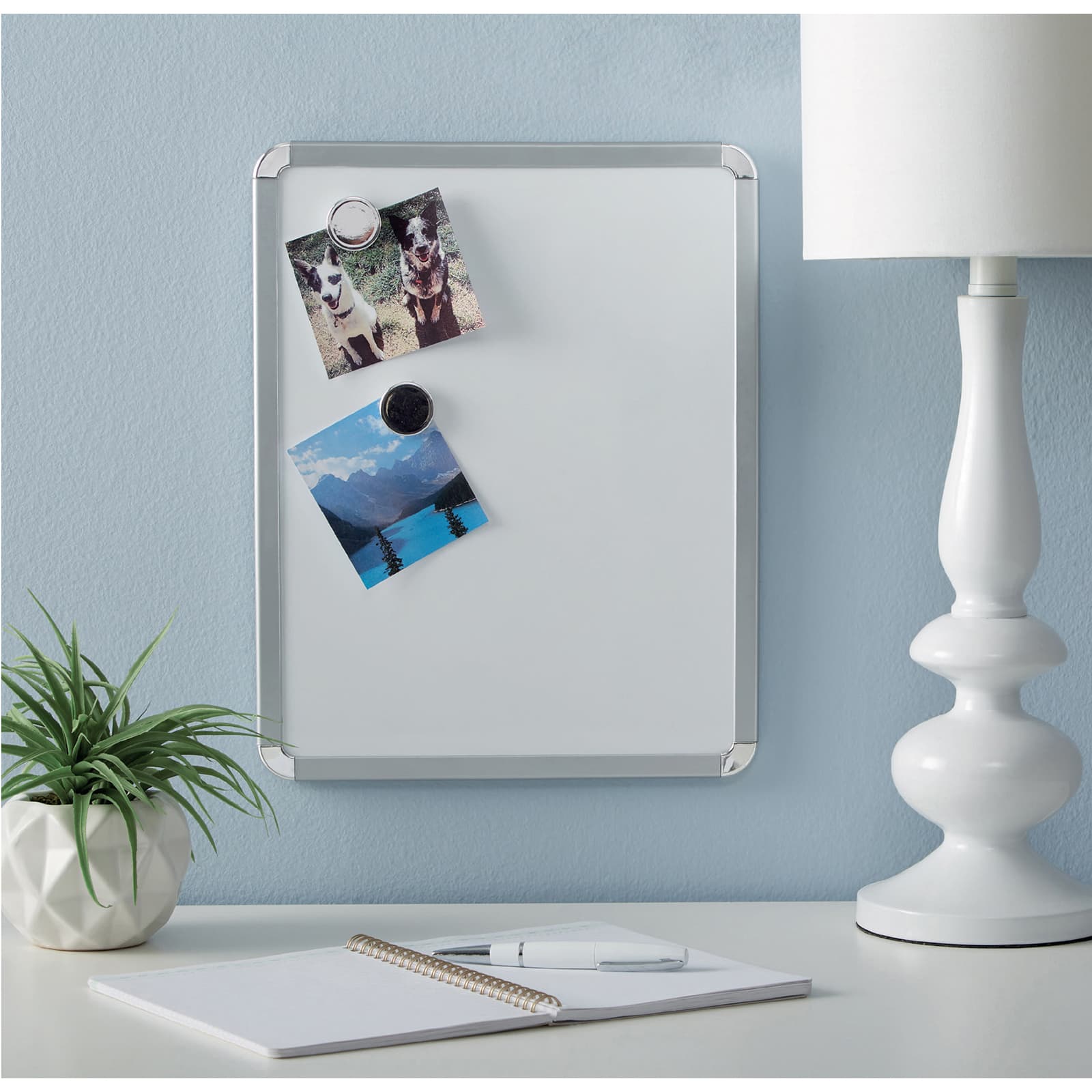 8 Pack: 11" x 14" Framed White Magnetic Dry Erase Board by B2C®