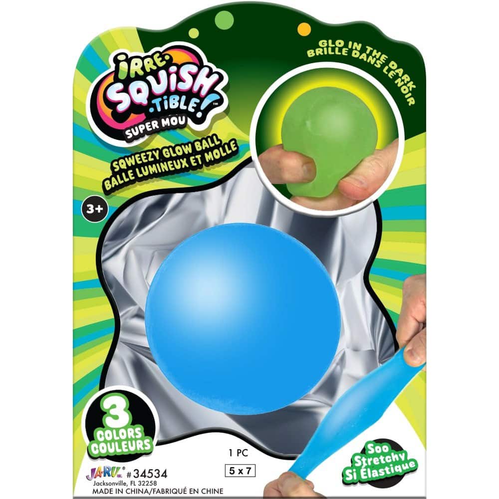 Assorted Ja-Ru® Irre-Squishtible!™ Sqweezy Ball, 1pc.