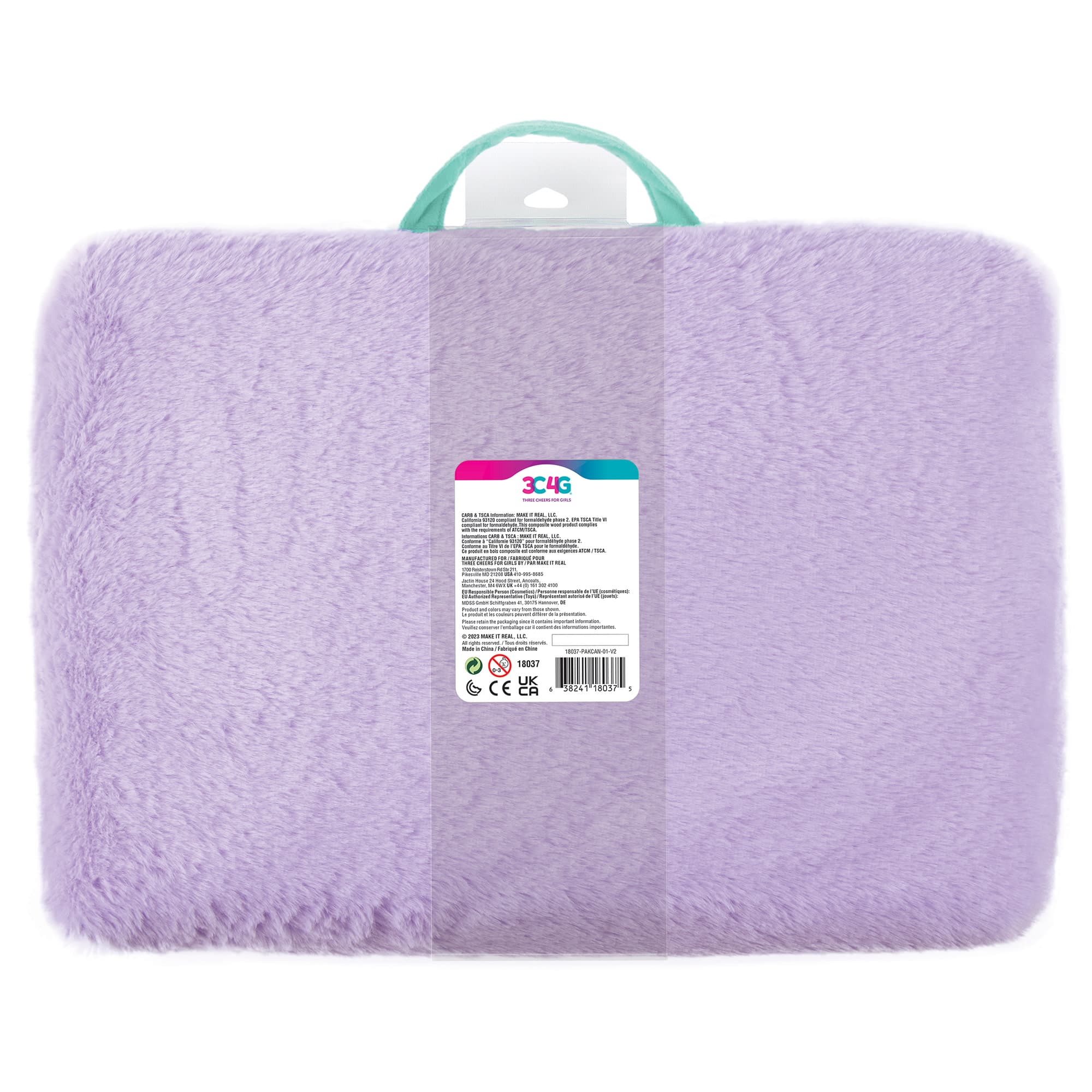 Make It Real™ 3C4G Green & Purple Fairy Garden Lap Desk