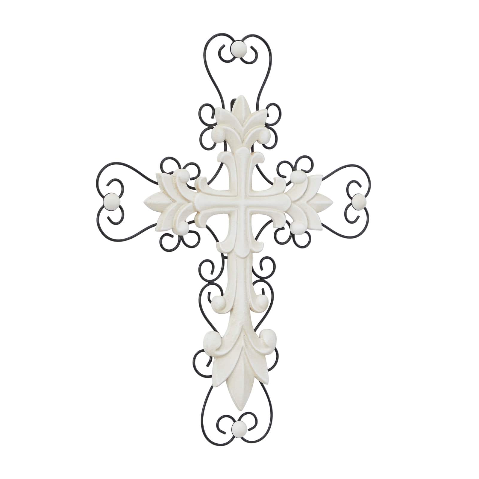 White Traditional Crosses, 18" x 1" x 24"