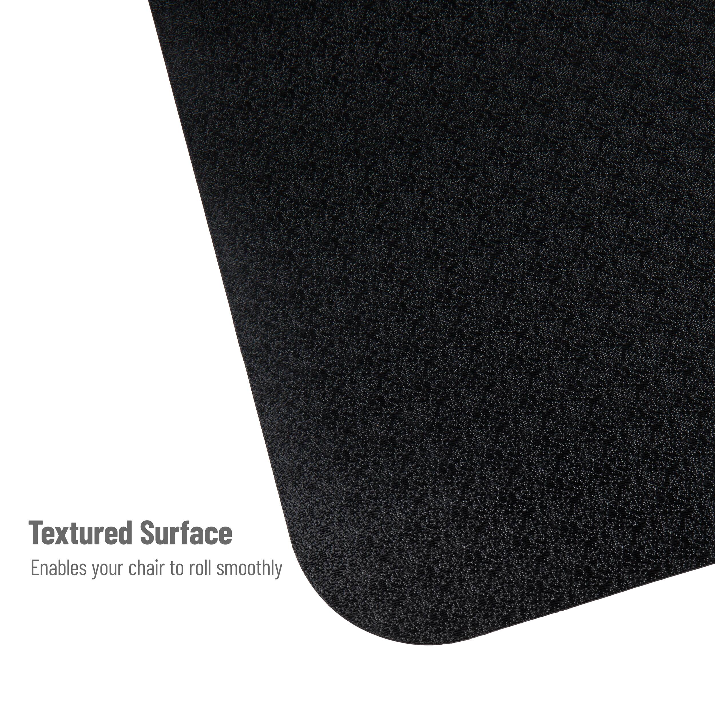 Mind Reader 9-to-5 Collection Black Office Chair Mat, 2ct.