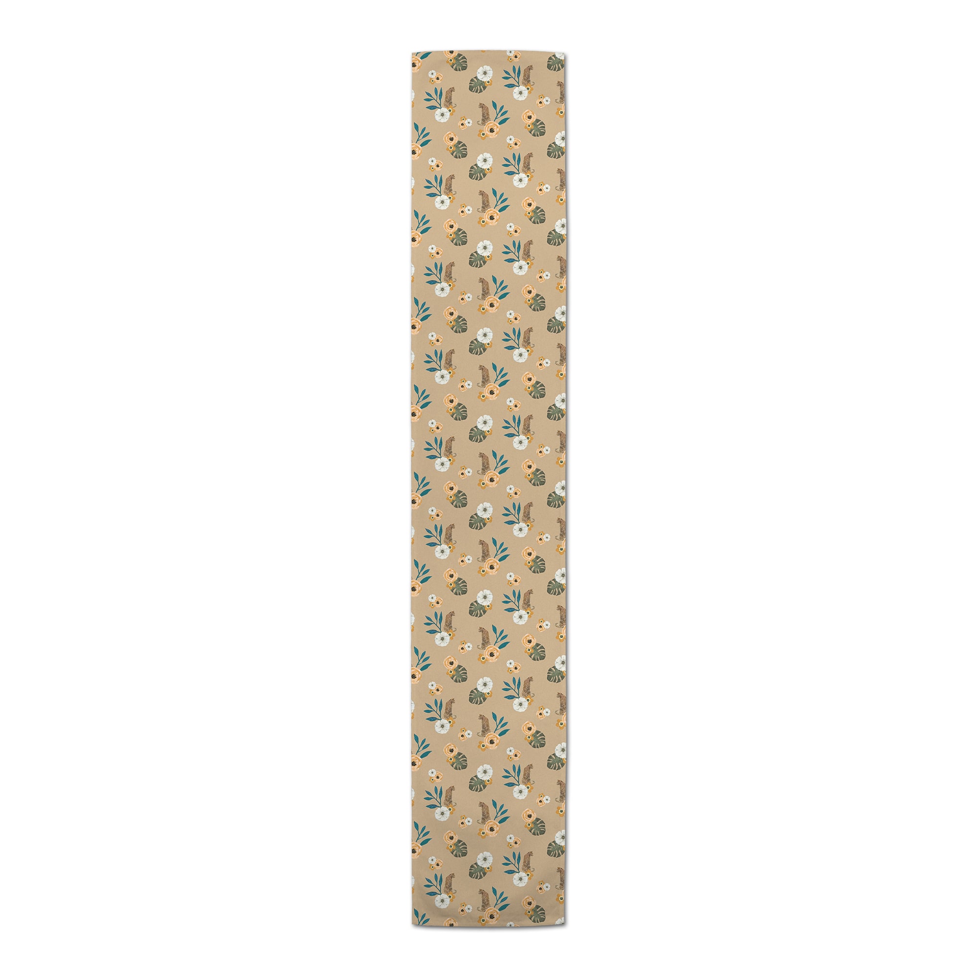 72" Tropical Jag Cotton Twill Runner