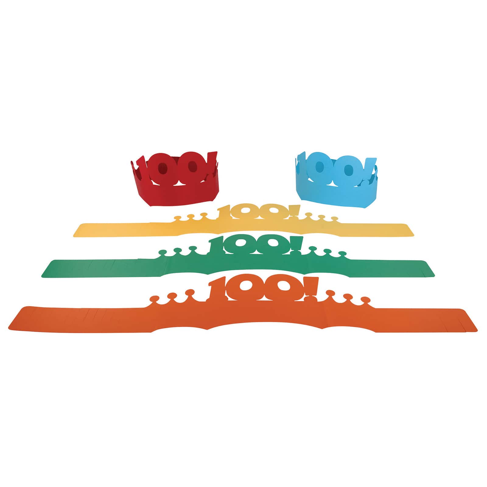 Creativity Street® 100 Days of School Paper Crowns, 2 Packs of 25