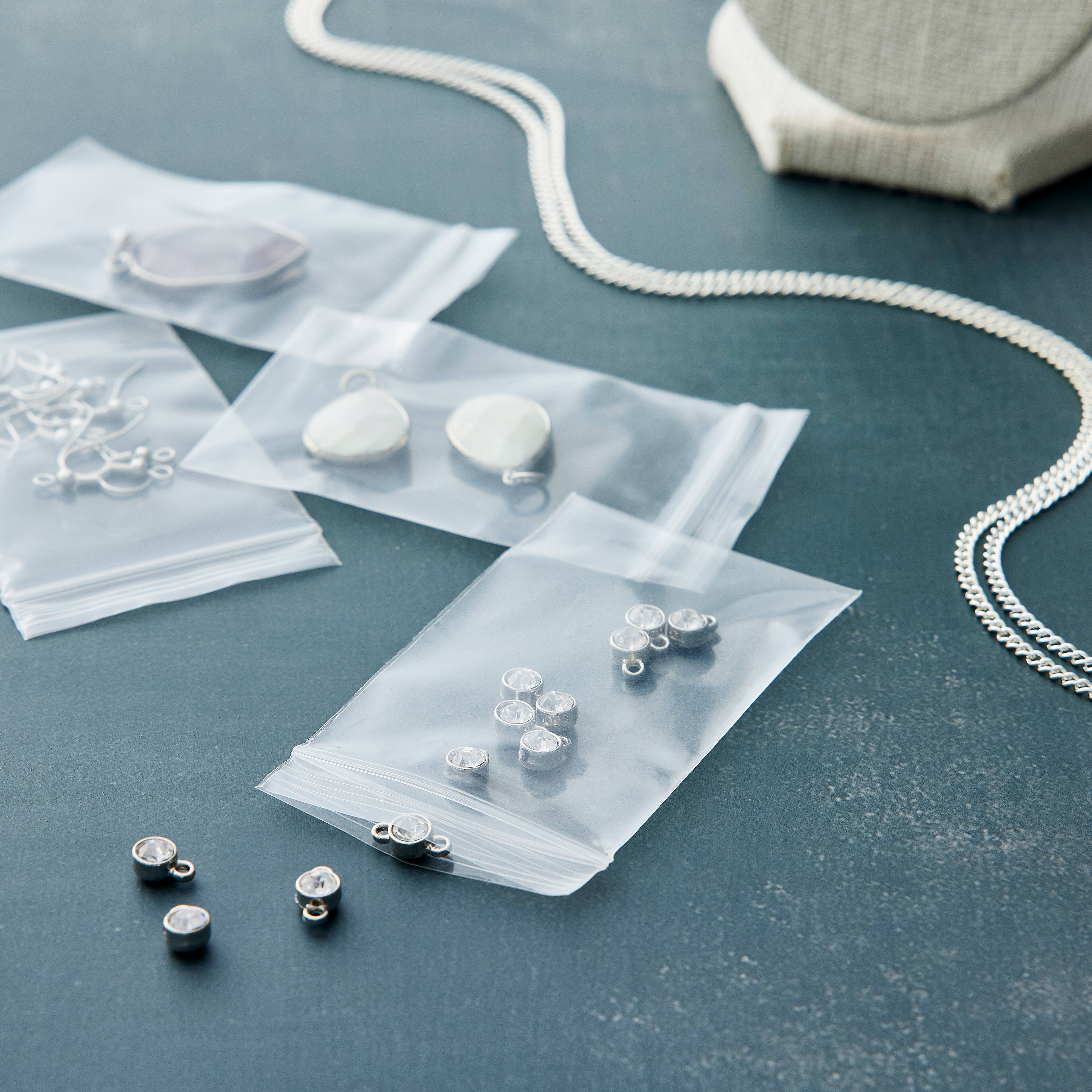 12 Packs: 150 ct. (1,800 total) 2" x 3" Resealable Zip Bags by Bead Landing™