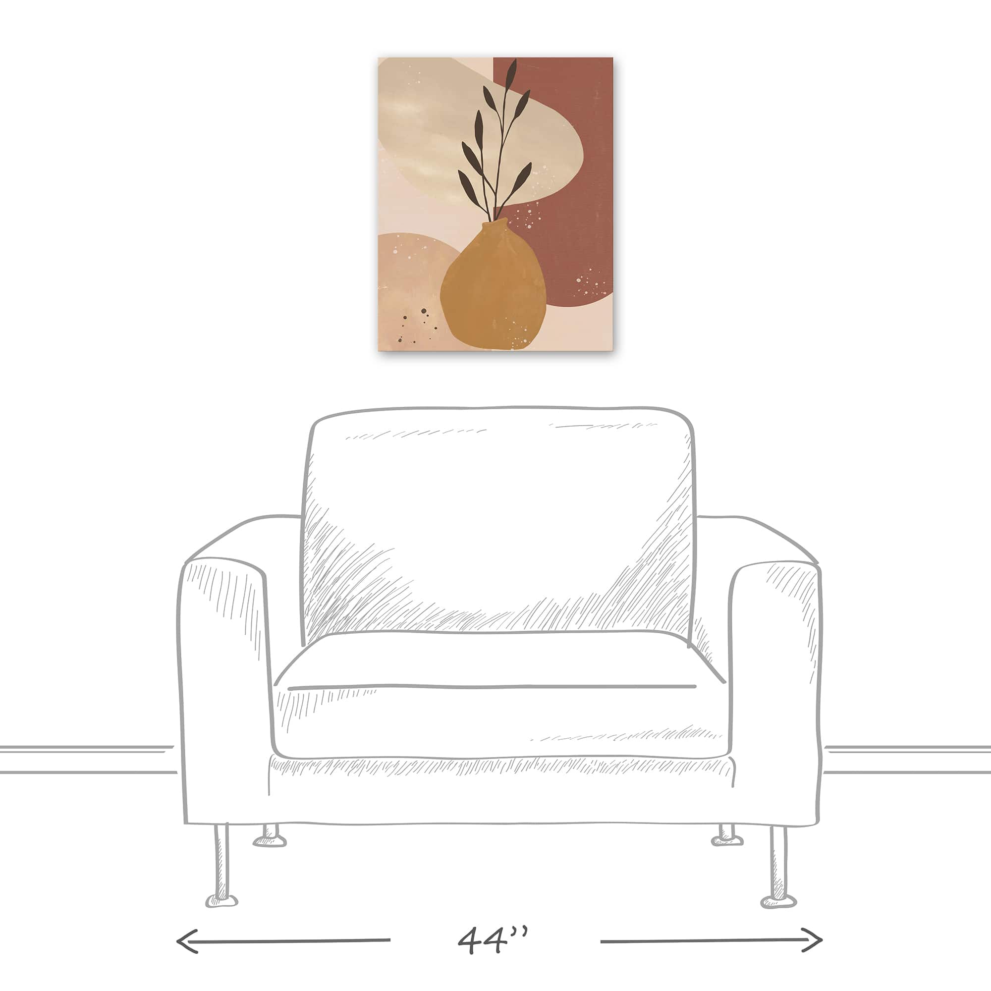 Boho Mod 16" x 20" Canvas Wall Art